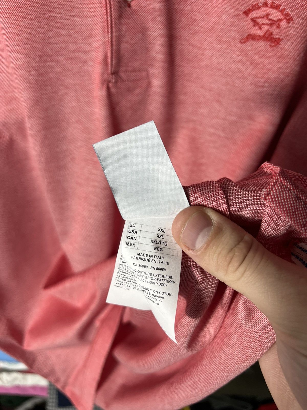 Paul & Shark 🔥 Paul & Shark Yachting Polo — Red Melange — Size XXL Size US XXL / EU 58 / 5 - 12 Thumbnail