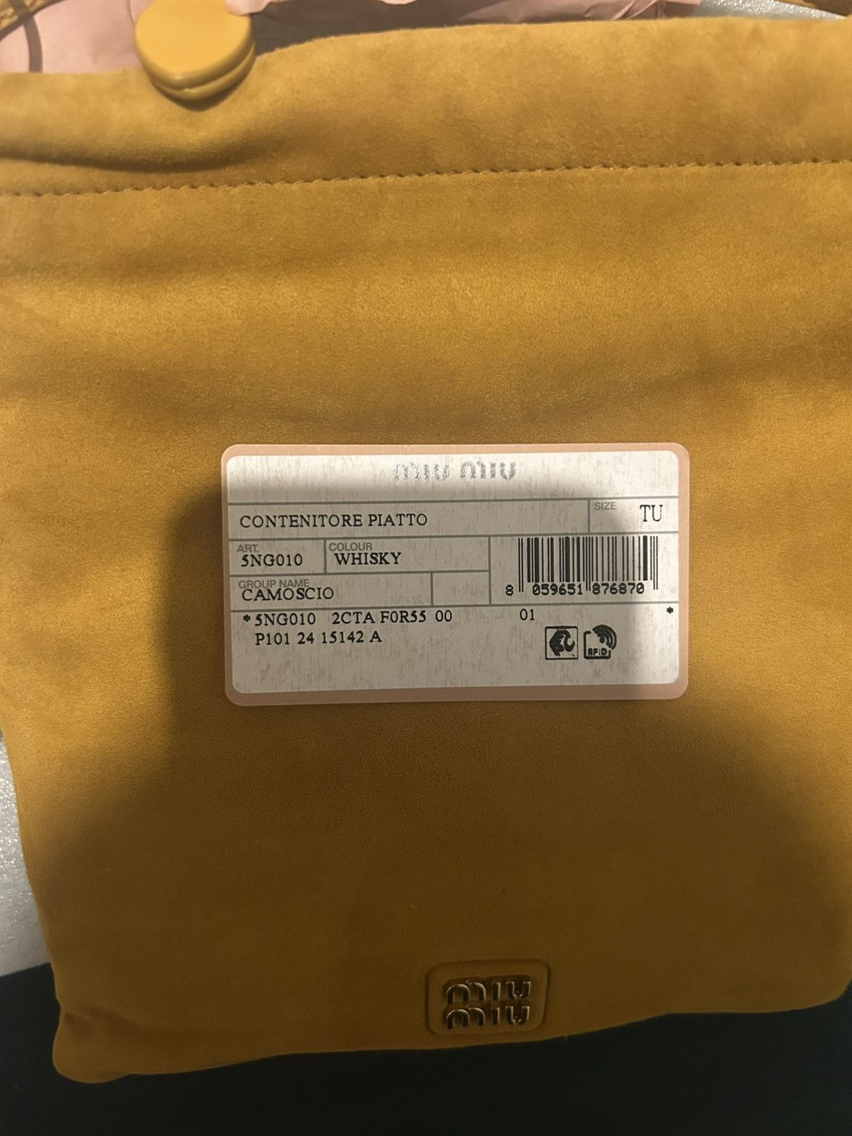 Miu Miu Miu miu Suede Pouch Size ONE SIZE - 6 Thumbnail