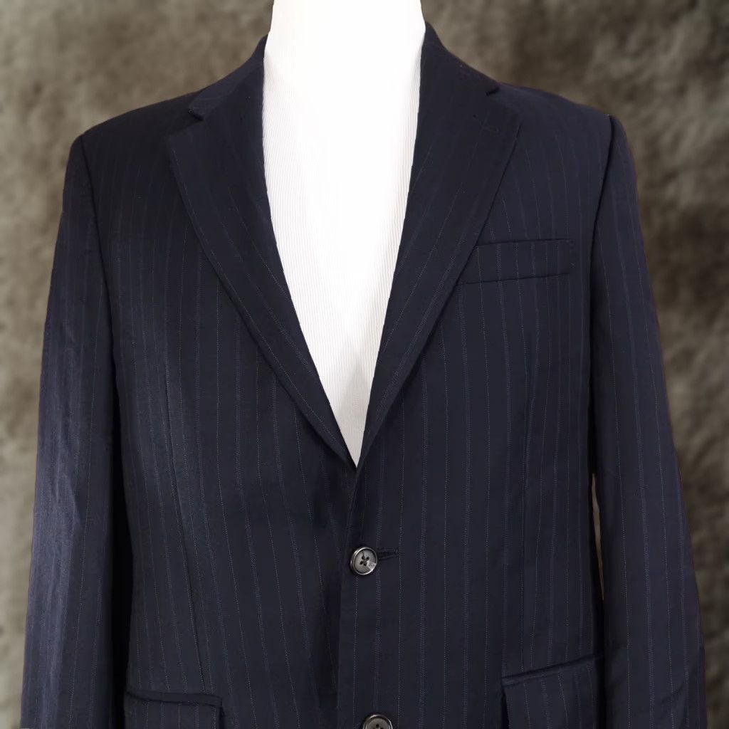 Ralph Lauren VINTAGE LAUREN RALPH LAUREN WOOLMARK PINSTRIPE SPORT COAT 40L BLUE STRIPED MENS Size US XXS / EU 40 - 1 Thumbnail