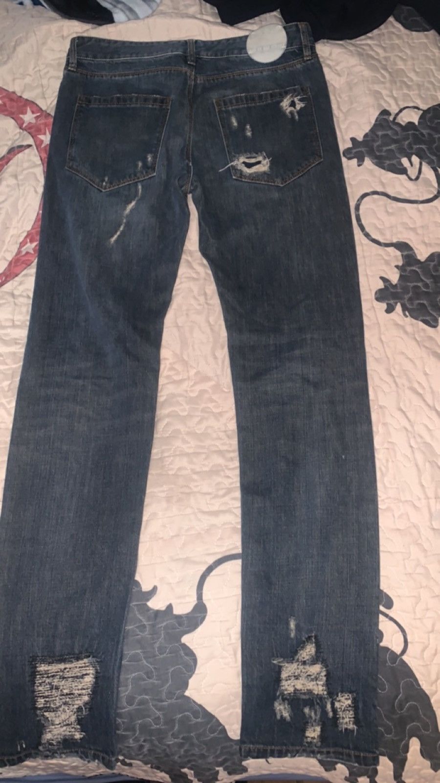 Raf by Raf Simons Raf by raf simons distressed denim Size US 33 - 3 Thumbnail