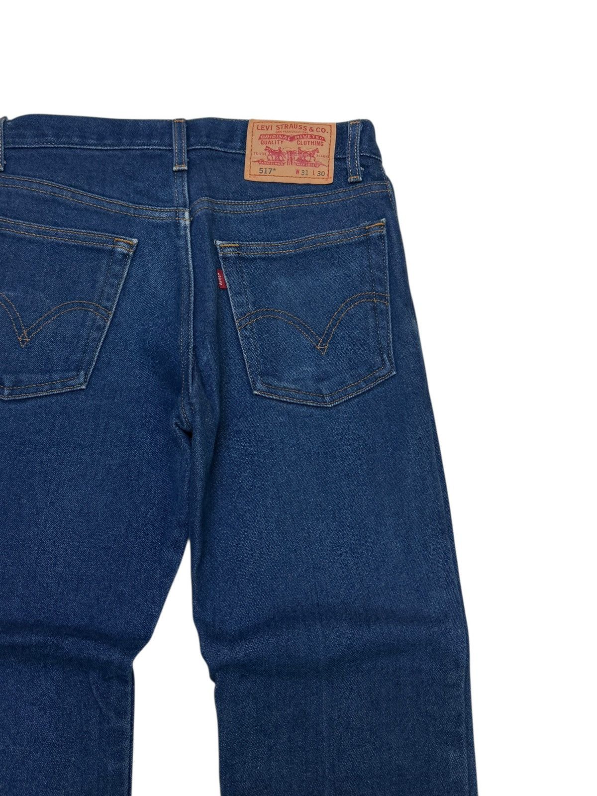 Levi's Vintage Clothing Vintage Flare Levis 517 Blue Bootcut Jeans Size US 28 / EU 44 - 12 Thumbnail