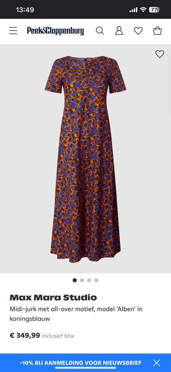 Designer × Max Mara × Weekend Max Mara Max Mara Studio poplin floral pattern dress Size S / US 4 / IT 40 - 2 Thumbnail