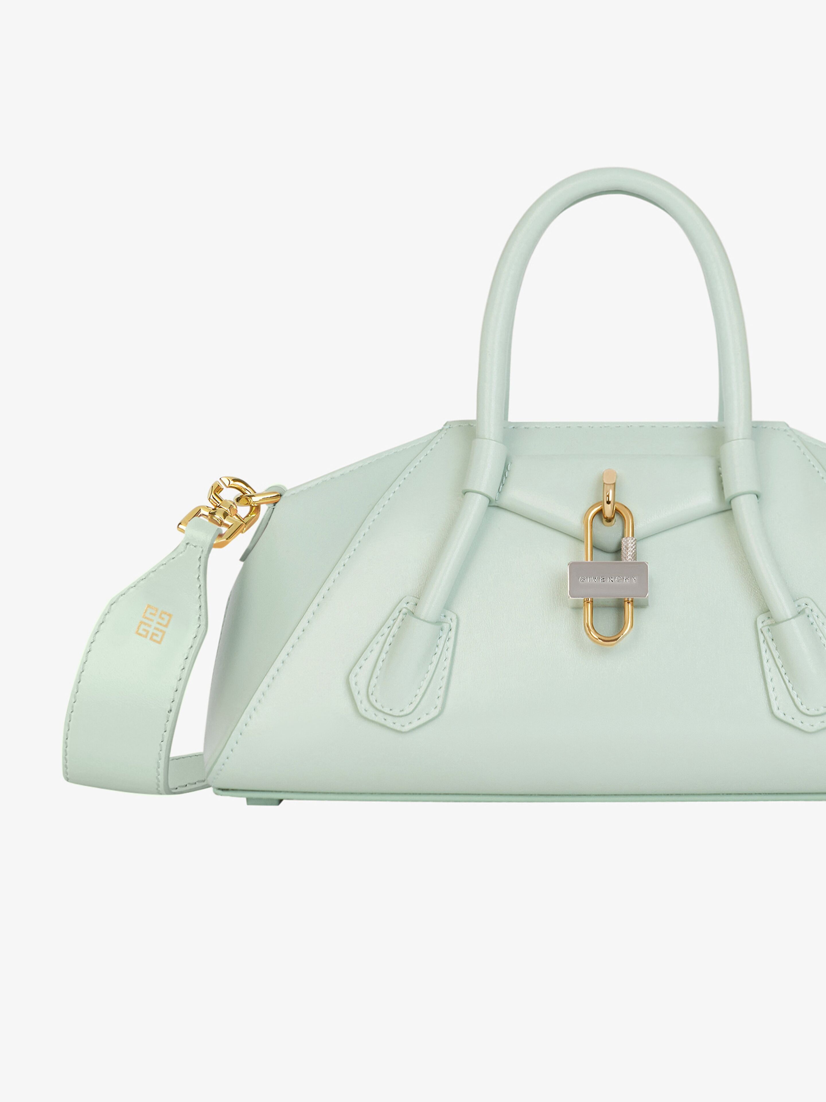 Givenchy o1srvl11e0225 Size: OS / Mini Antigona Bag in Light Green Size ONE SIZE - 7 Thumbnail