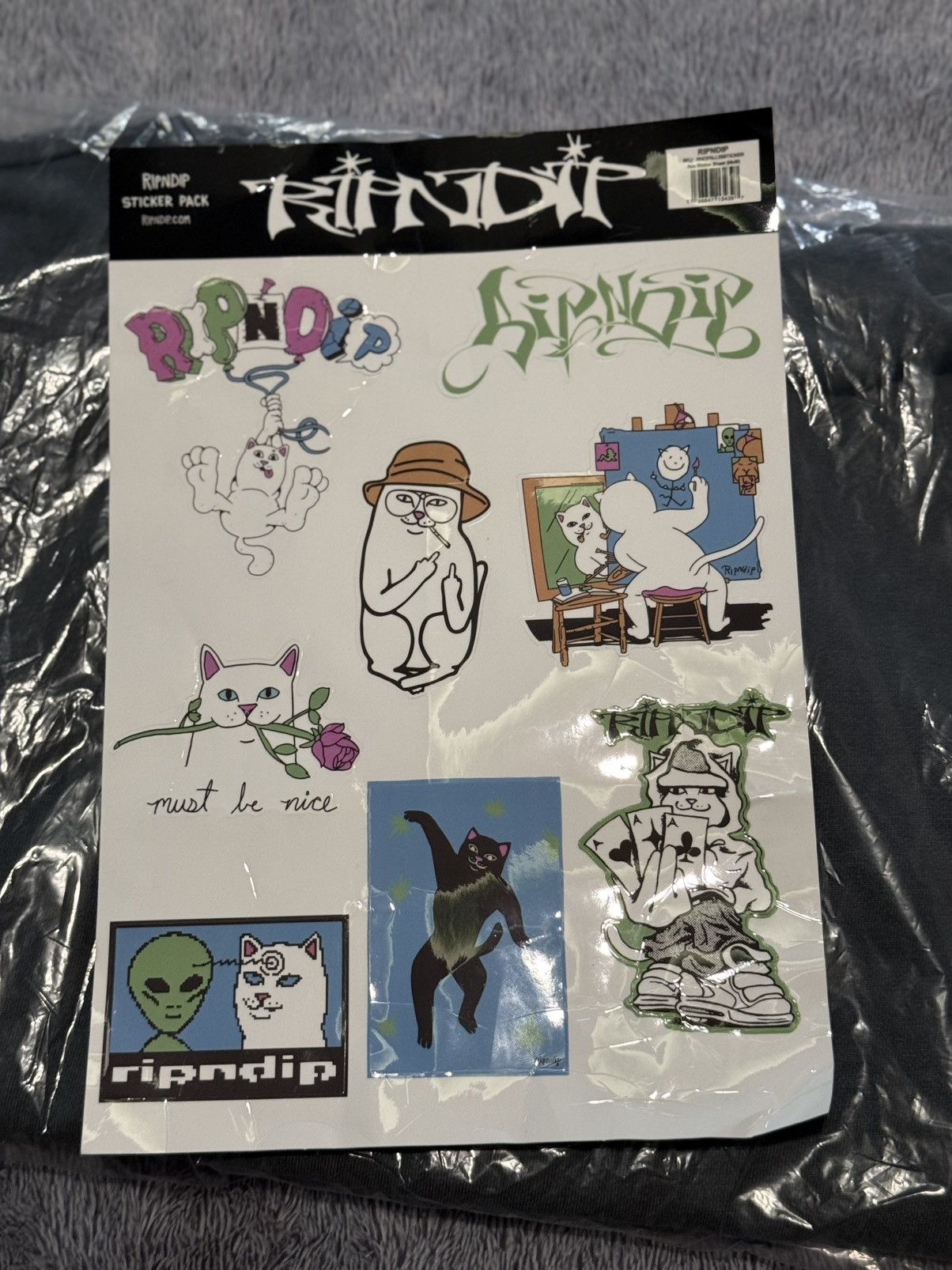 RIPNDIP Ripndip Hoodie Nerm Cans (Charcoal Vintage Wash) Size US M / EU 48-50 / 2 - 8 Thumbnail