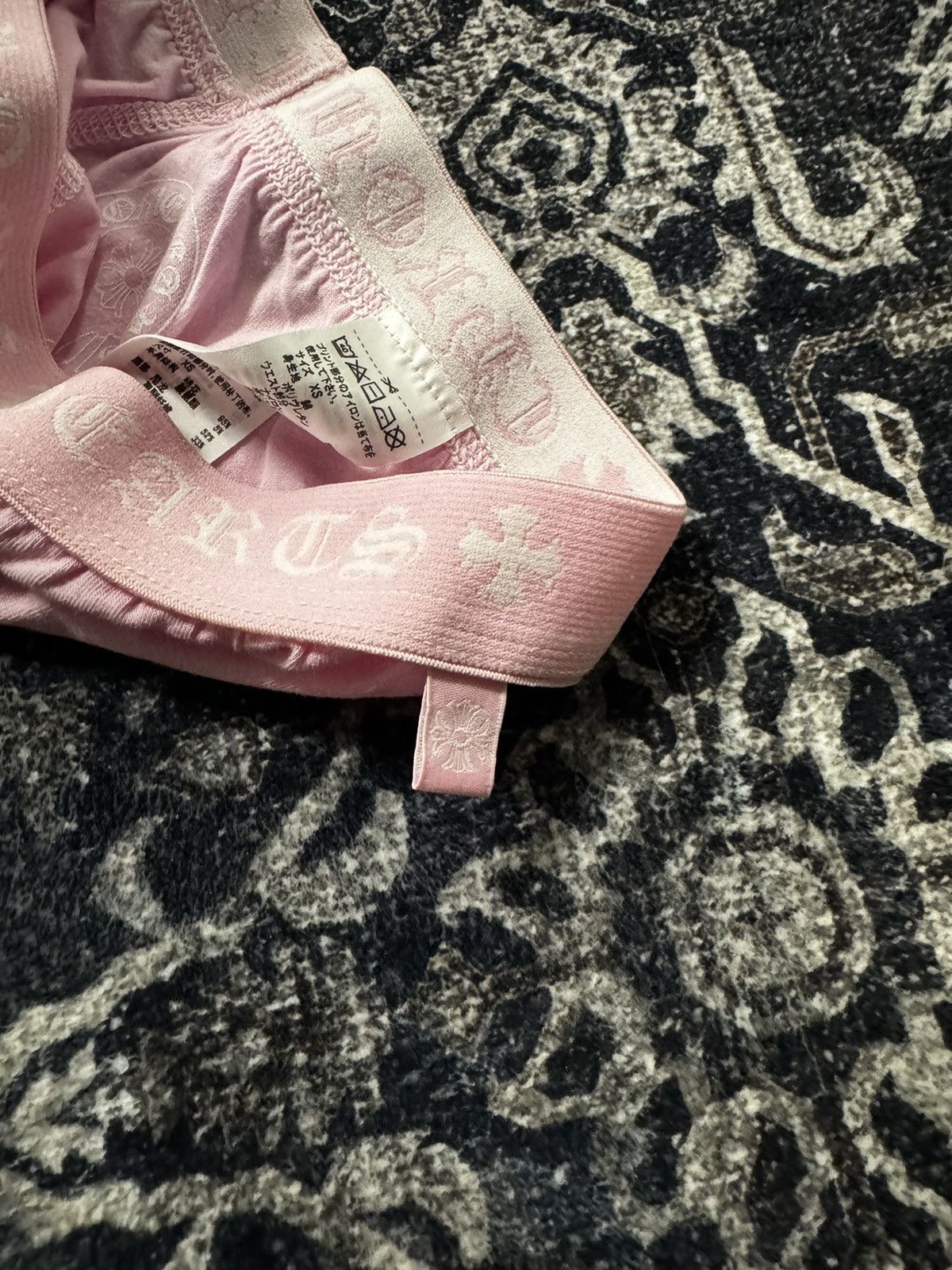 Chrome Hearts Pink Chrome Heart Leggings XS New Size 24" / US 00 / IT 34 - 5 Thumbnail
