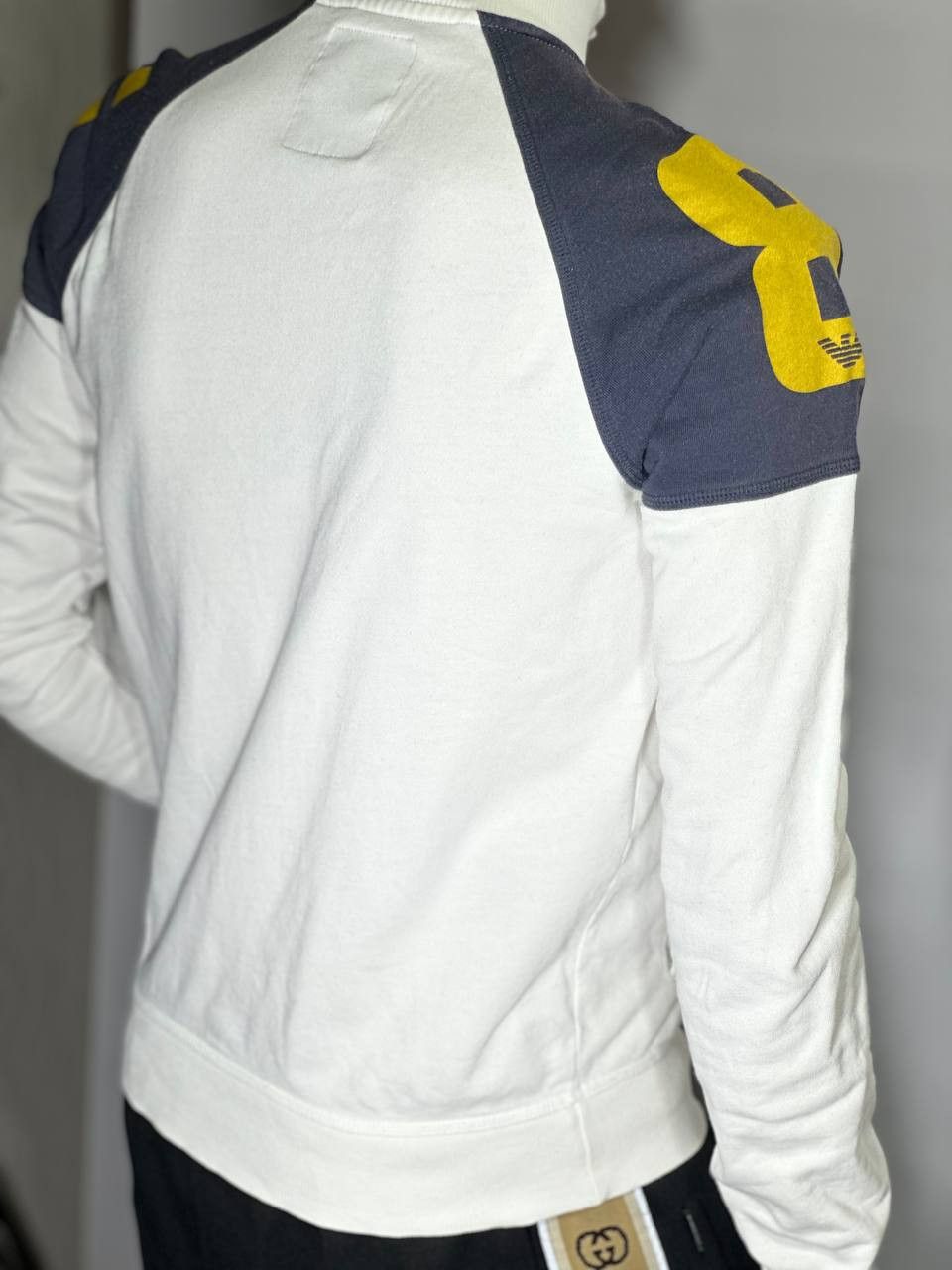 Armani Men's white sports jacket of the Armani jeans brand, size M Size US M / EU 48-50 / 2 - 5 Thumbnail