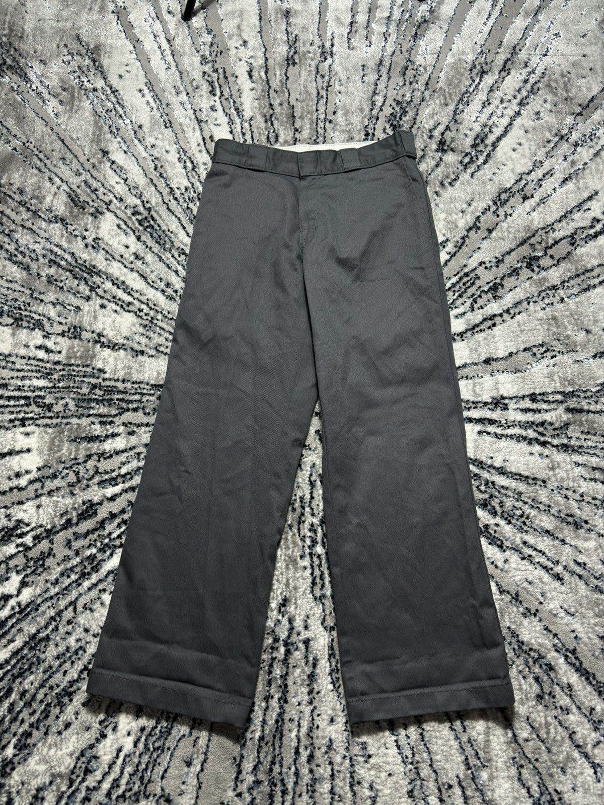 Dickies × Vintage Vintage Dickies 874 Grey Drip Baggy Y2K Skater Work Pants Size US 28 / EU 44 - 3 Thumbnail