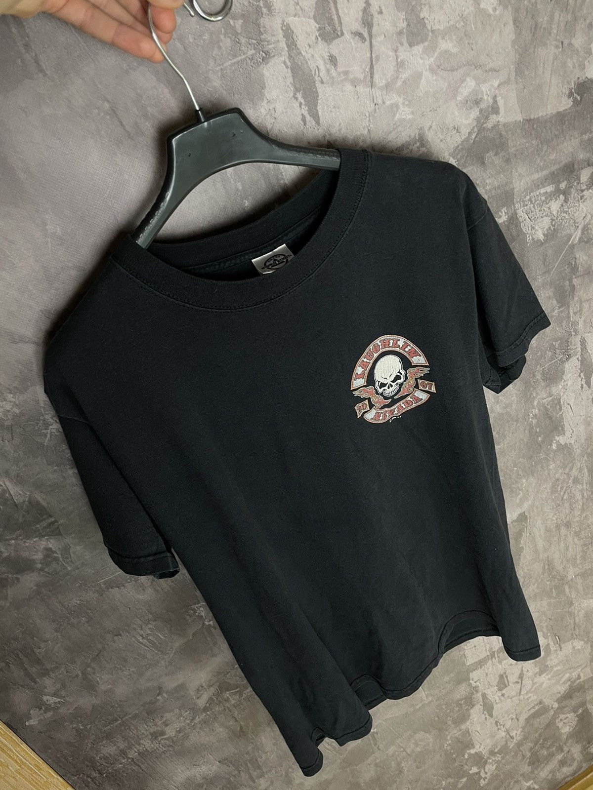 Vintage Vintage Y2K Motorcycle Art Tee Skulls Laughlin Nevada Size US S / EU 44-46 / 1 - 9 Thumbnail