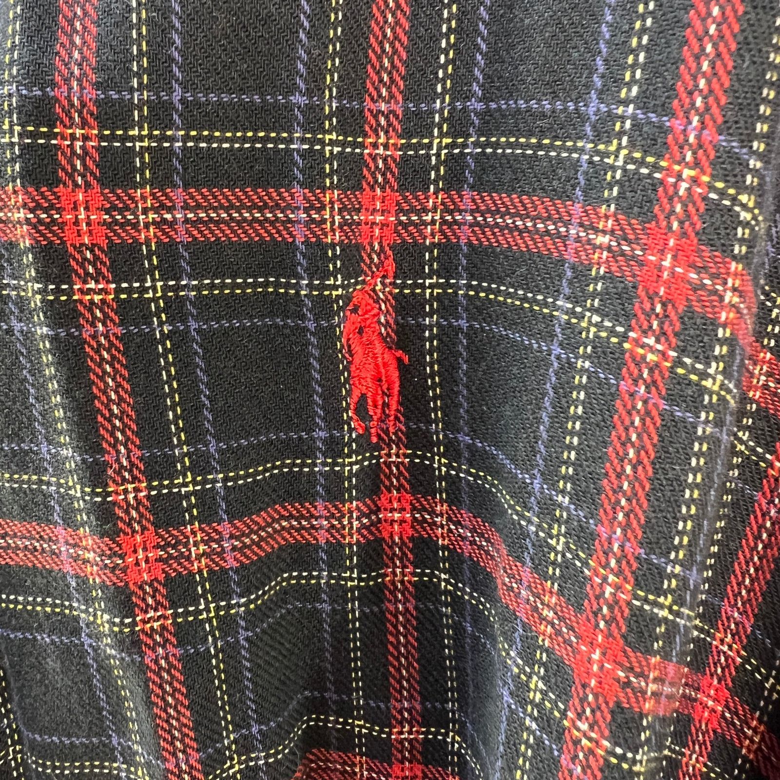 Polo Ralph Lauren Polo Ralph Lauren Plaid Cotton Robe Vintage Black Size ONE SIZE - 4 Thumbnail