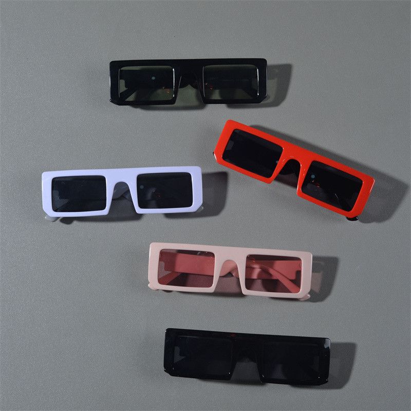 Electric Visual Hip-hop Street ins style custom avant-garde sunglasses Size ONE SIZE - 6 Thumbnail