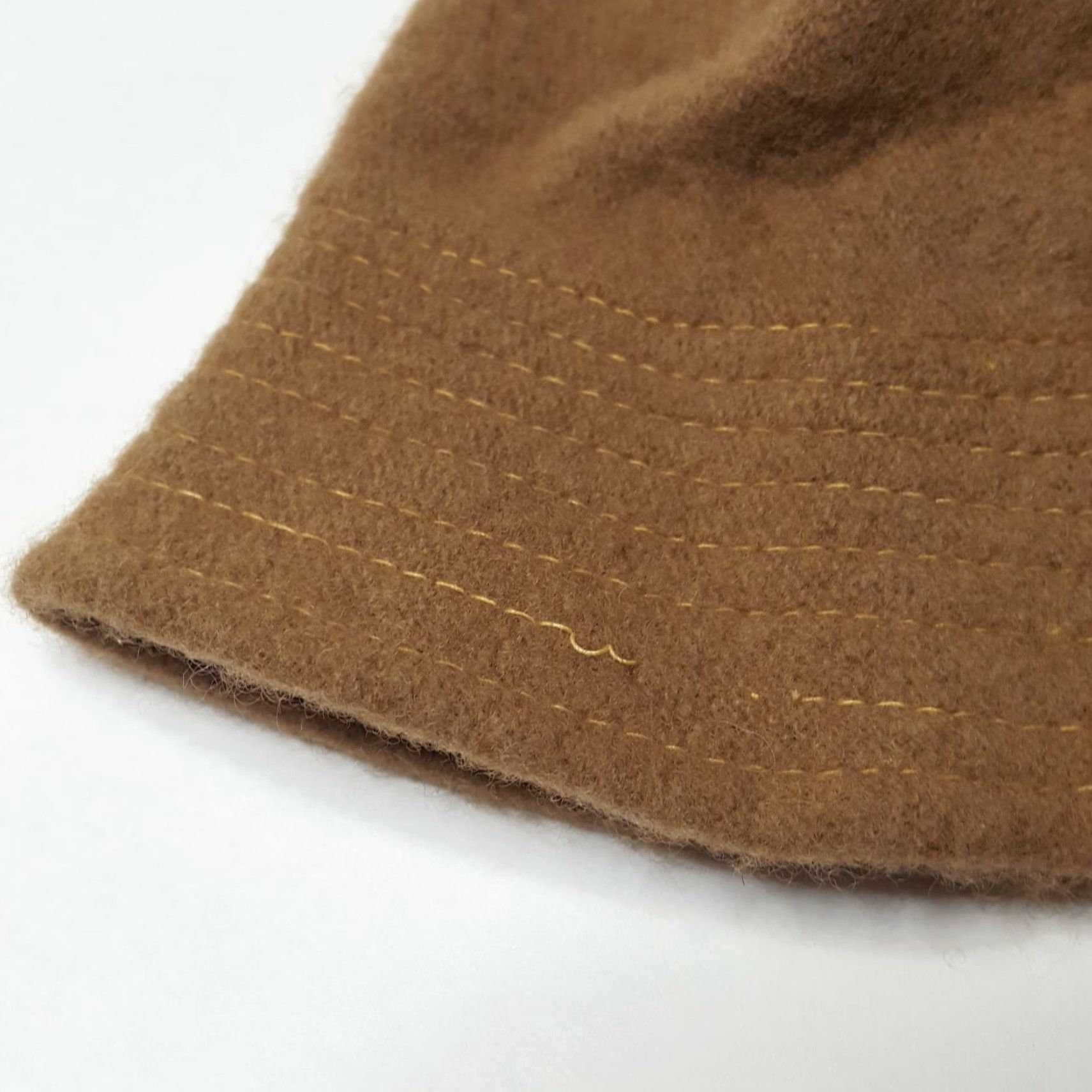 FELT VINTAGE HaT Bucket Hat Women M Wool Felt Brown 80s Winter Winter Hat Snow Fashion Retro Casual Womens Size ONE SIZE - 5 Thumbnail