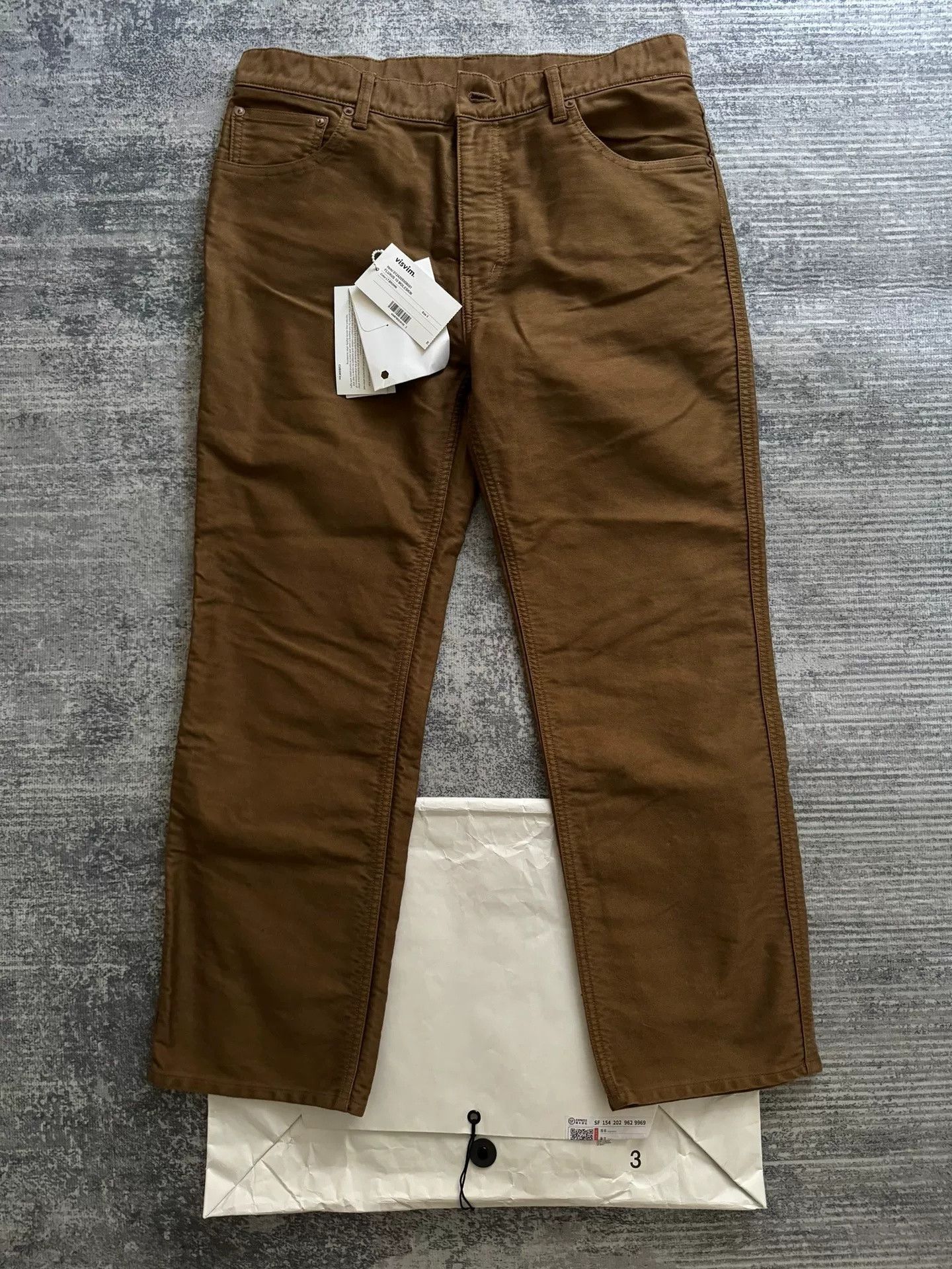 Visvim VISVIM 24AW FLUXUS 10 MOLESKIN Size US 32 / EU 48 - 1 Thumbnail