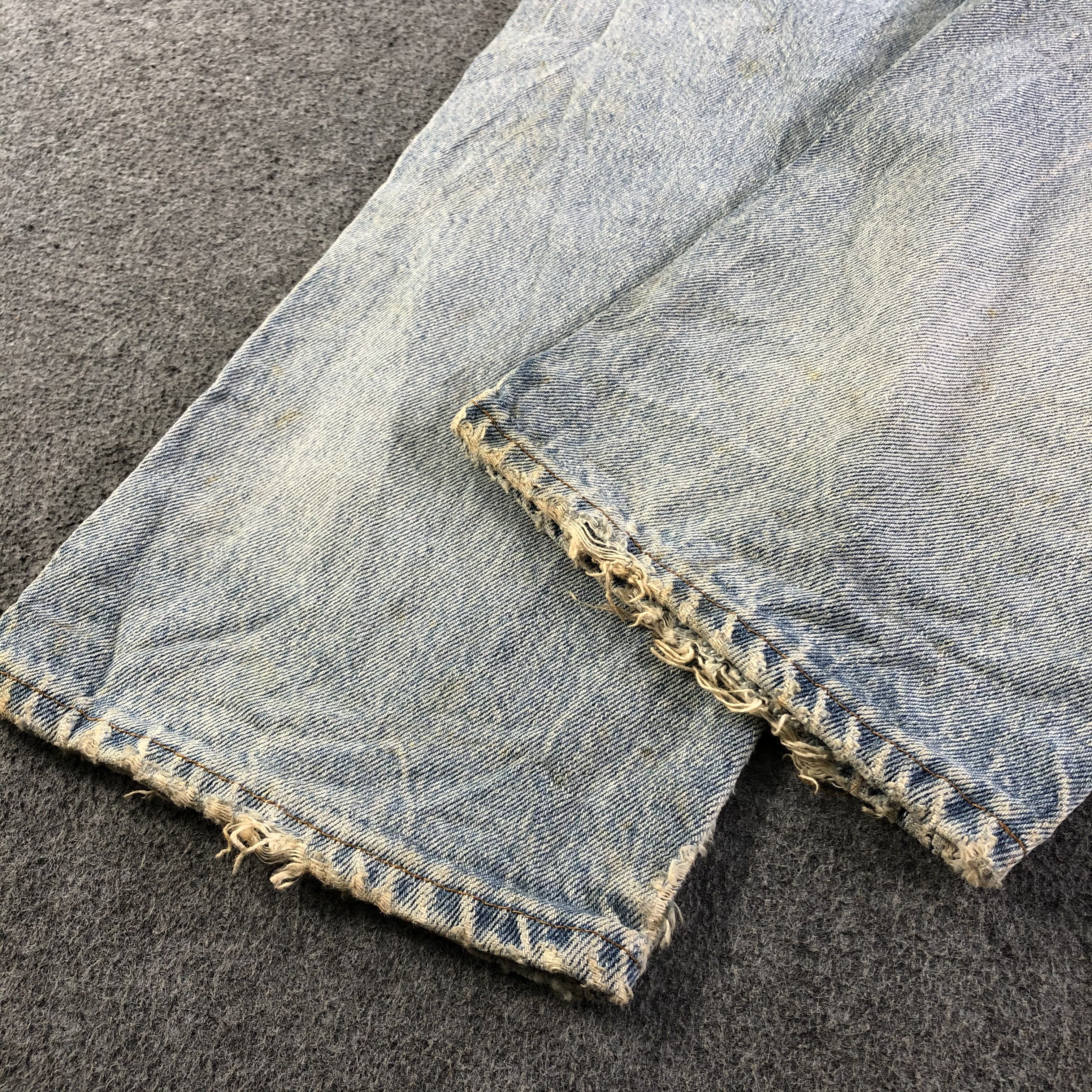 Levi's 90s Vintage Distress Levis 501 Jeans-J3849 Size US 30 / EU 46 - 5 Thumbnail
