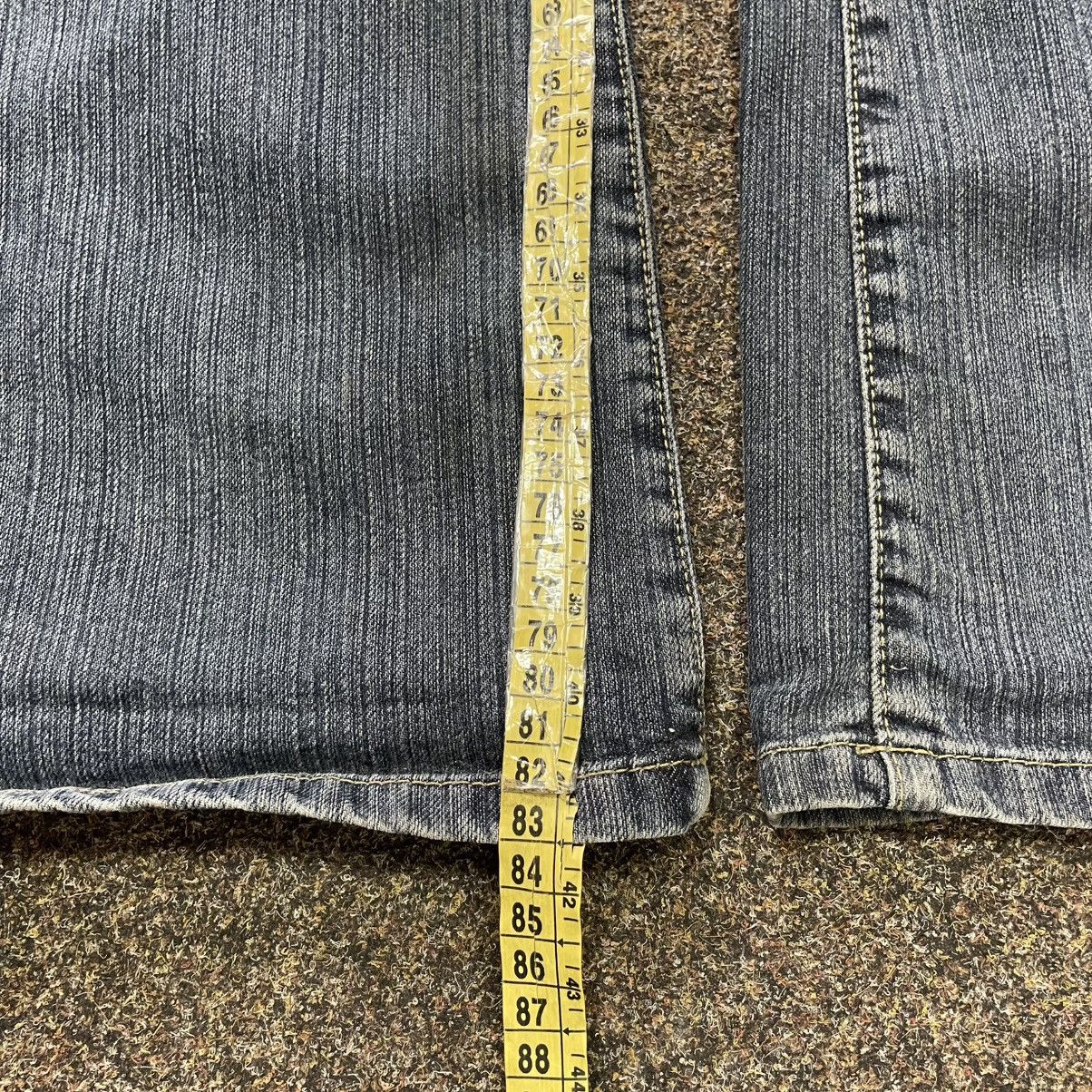 Vintage Vintage Y2K Baggy Flared Jeans Sun Faded Grunge Logo 32 Size 32" / US 10 / IT 46 - 7 Thumbnail
