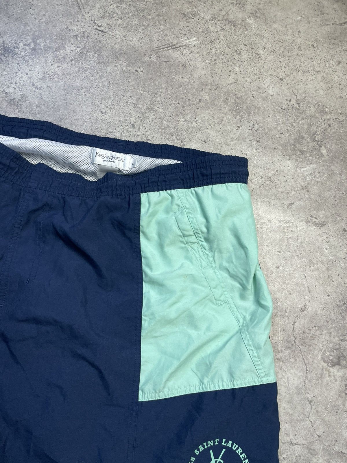 Yves Saint Laurent Vintage YSL Yves Saint Laurent Swim Shorts Size L Size US 34 / EU 50 - 3 Thumbnail