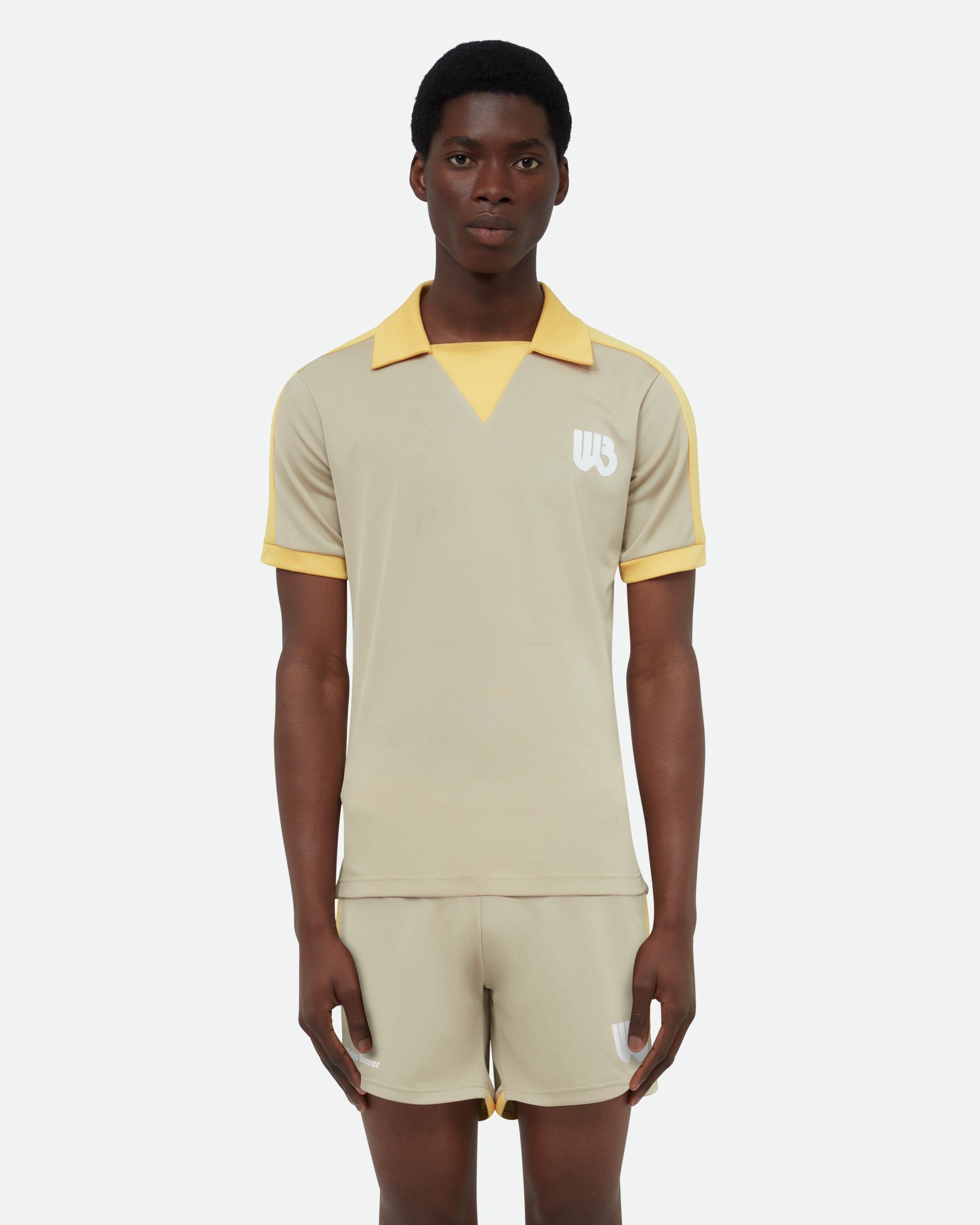 o1h1sh10525 Home Jersey Polo in Beige
