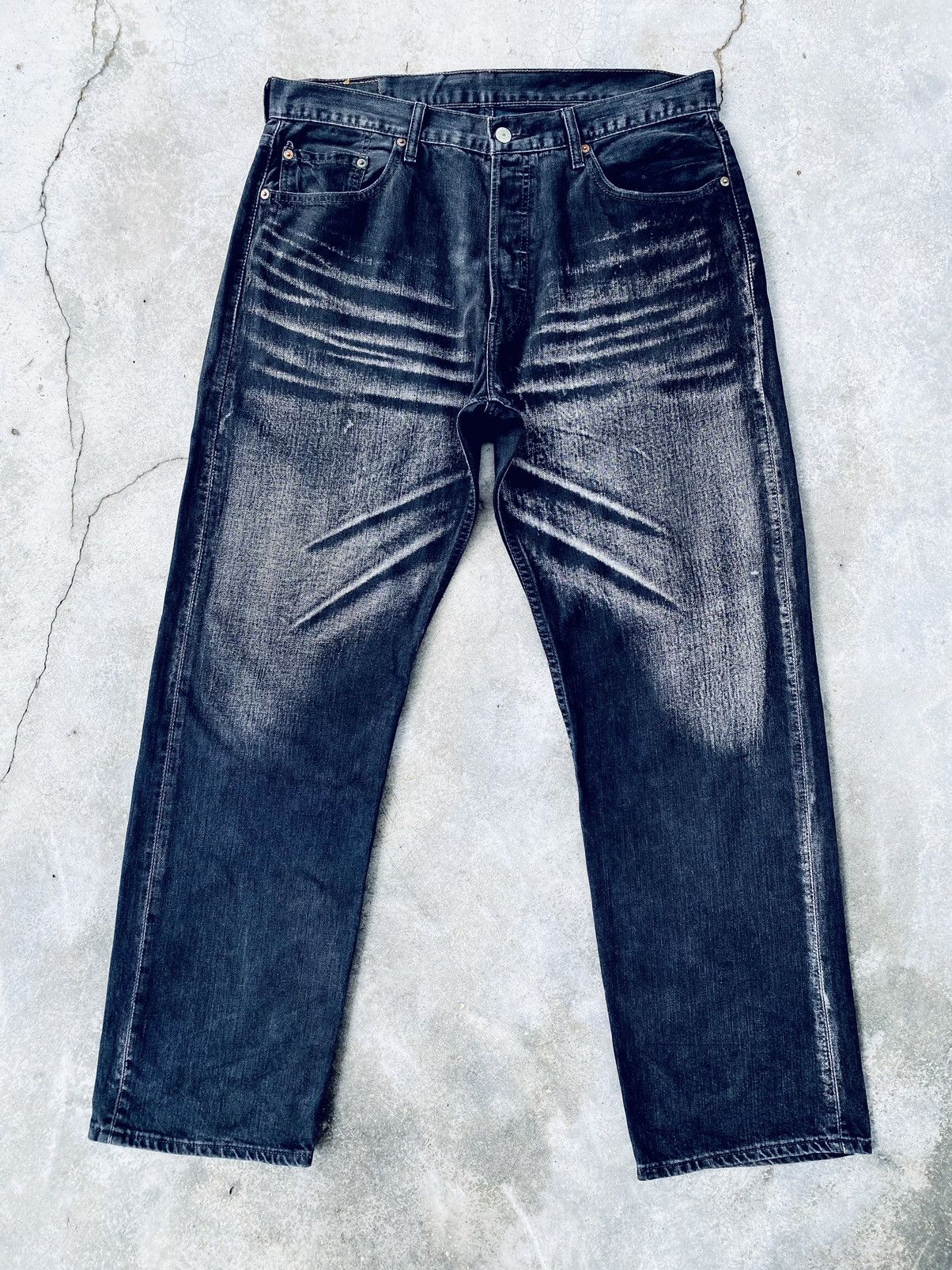 Levi's Vintage 90s Levis 501 Luster Denim Pants Size US 36 / EU 52 - 1 Thumbnail