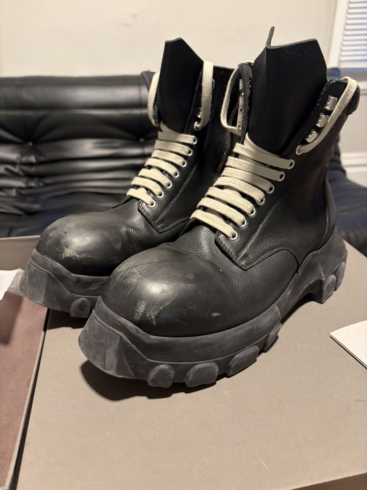 Rick Owens Rick Owens Army Bozo Tractor Boots Size US 10.5 / EU 43-44 - 4 Thumbnail