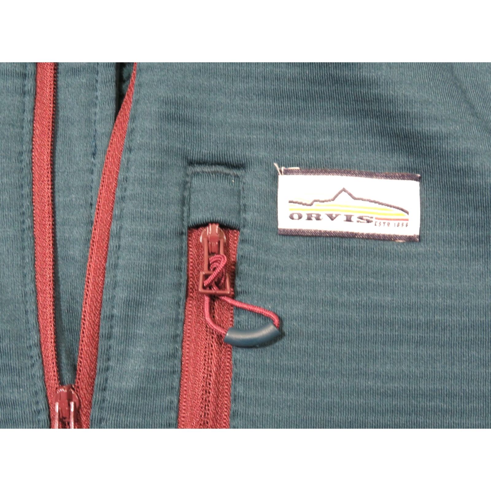 Orvis Orvis Trout Bum Pullover Mens M Aqua /red 1/4 Zip Fleece Grid Thermal Outdoor Shirt Sweater Mens Weathered Size US M / EU 48-50 / 2 - 4 Thumbnail