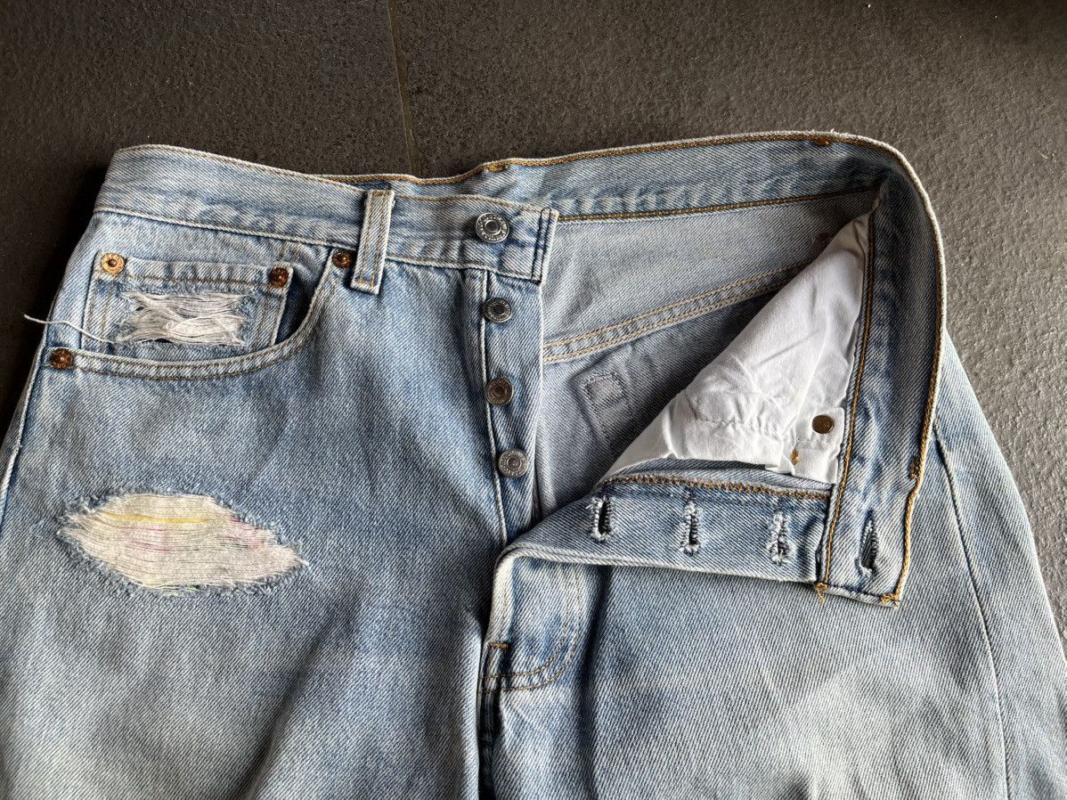 Levi's 32X36 Levi’s 501 Distressed Sun Faded 90’s Size US 32 / EU 48 - 10 Thumbnail