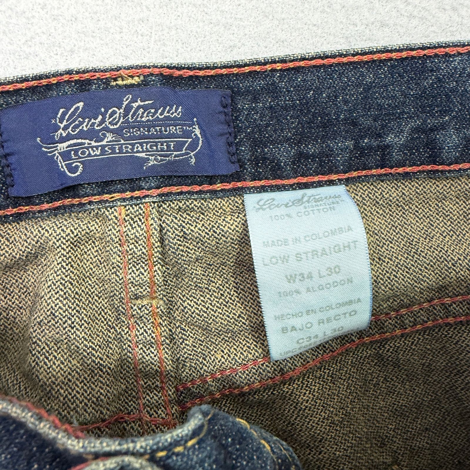 Levi's Vintage Levis Low Straight Jeans Men's 34x30 Dark Wash Faded Size US 34 / EU 50 - 4 Thumbnail