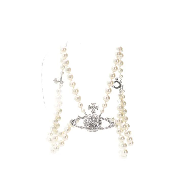 Vivienne Westwood Vivienne Westwood Three-Row Brass Necklace 0079 Size ONE SIZE - 1 Thumbnail
