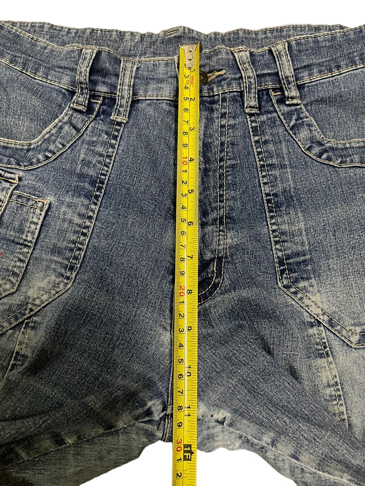 Japanese Brand Vintage Japanese Brand Blue Wash Style Flare Jeans Size US 32 / EU 48 - 14 Thumbnail