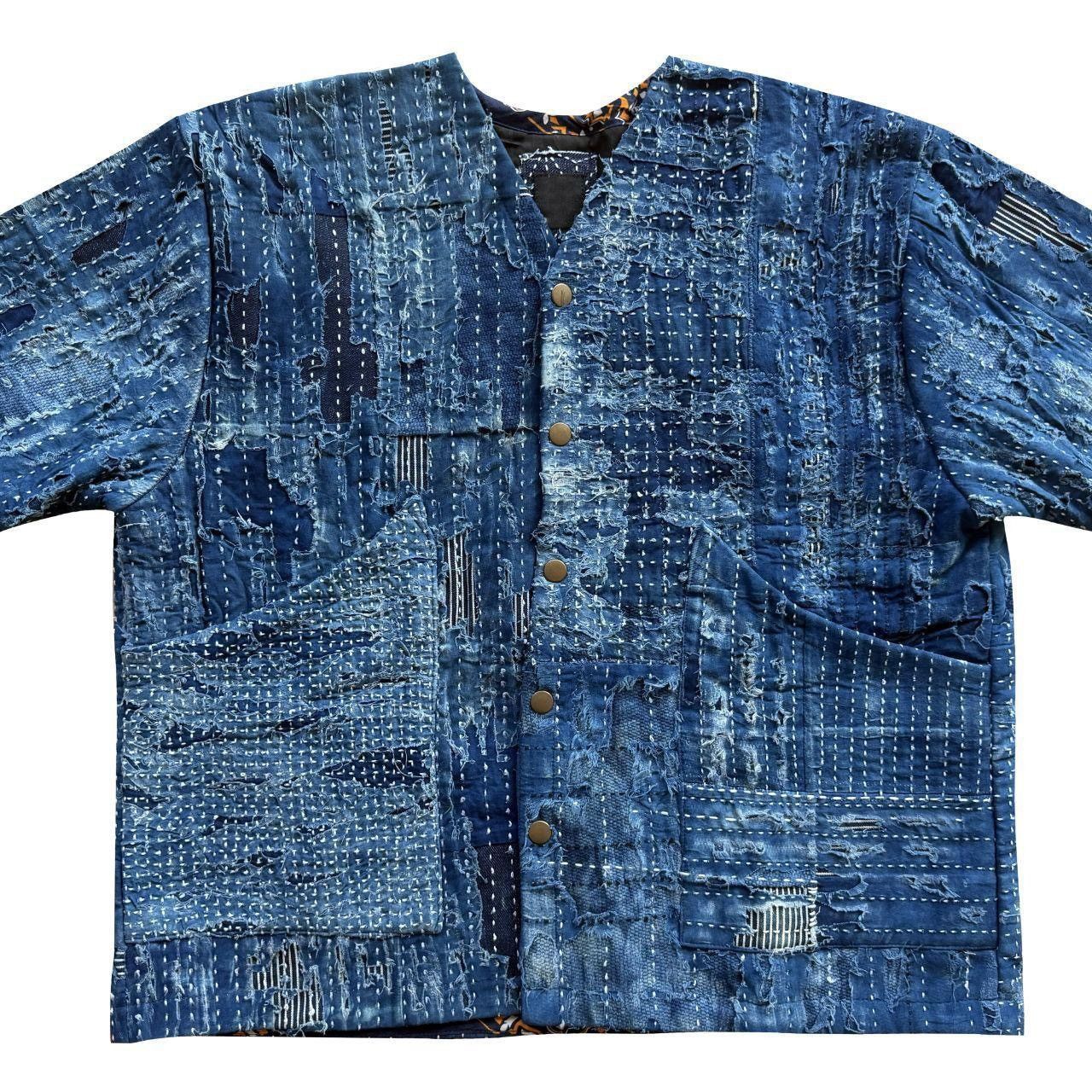 Kapital Japanese Boro Denim Work Chore Jacket Size US M / EU 48-50 / 2 - 5 Thumbnail