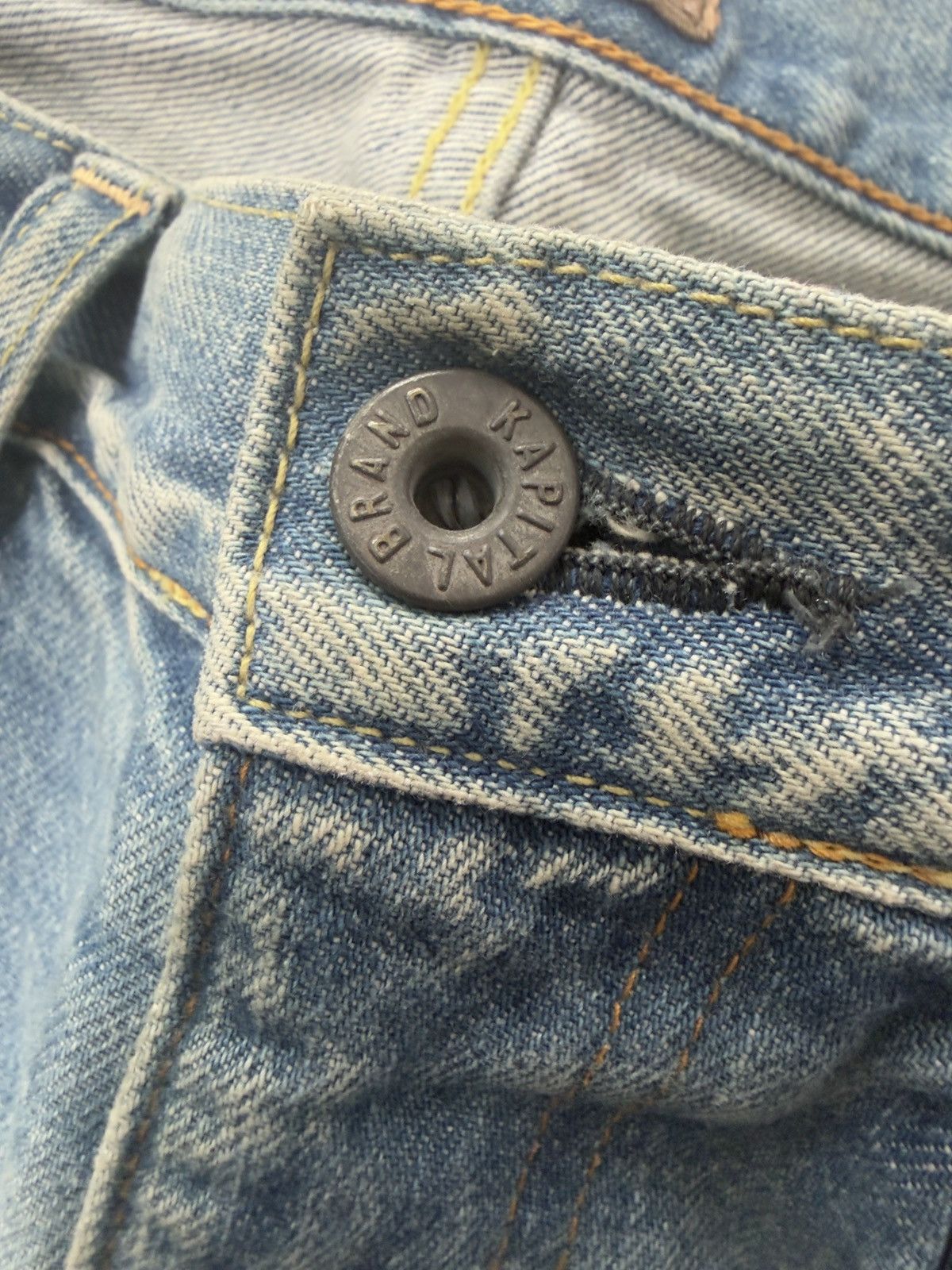 Kapital Bone Denim Shorts