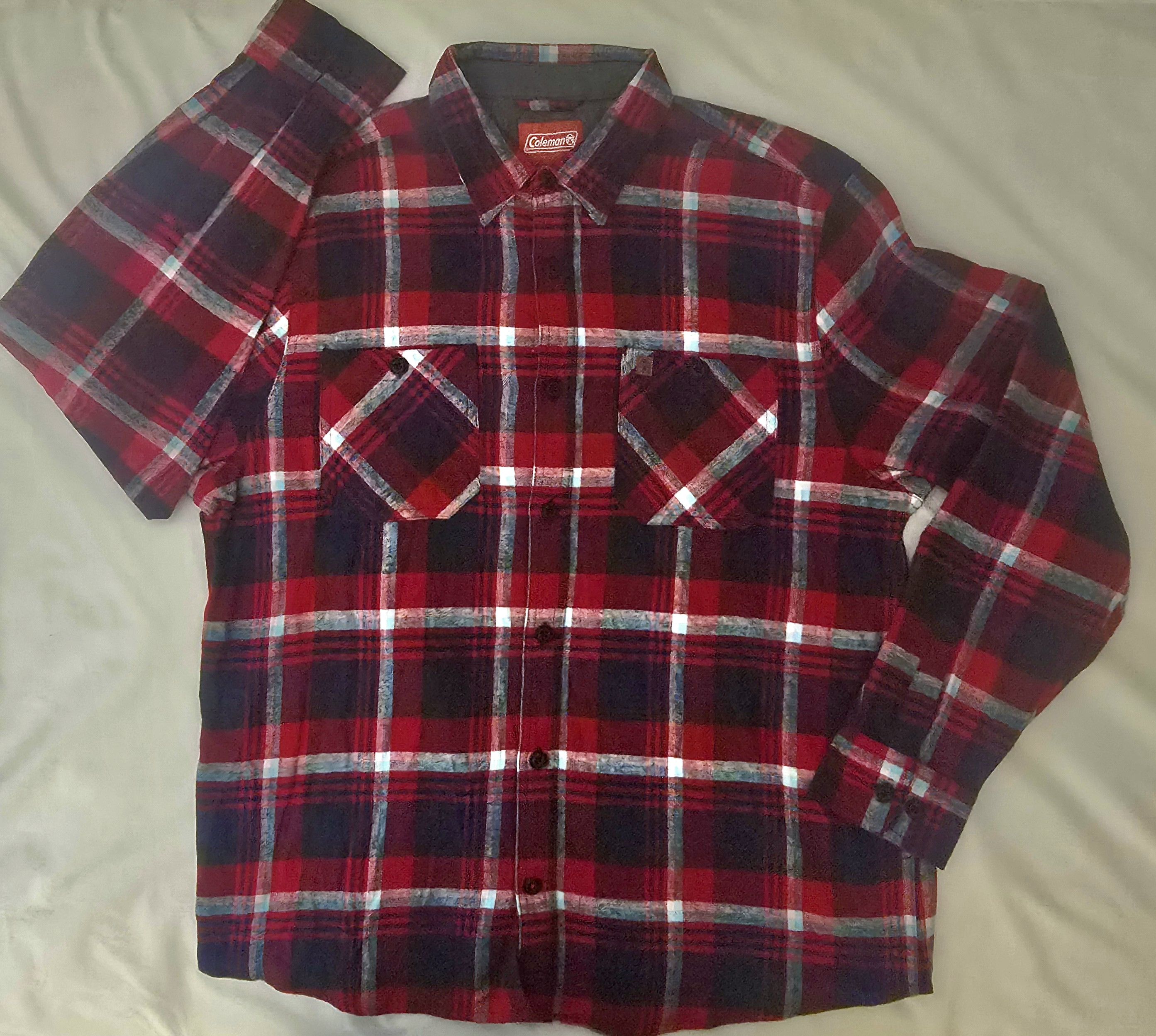 Coleman Coleman Men's Red Plaid Shirt XL Size US XL / EU 56 / 4 - 1 Thumbnail