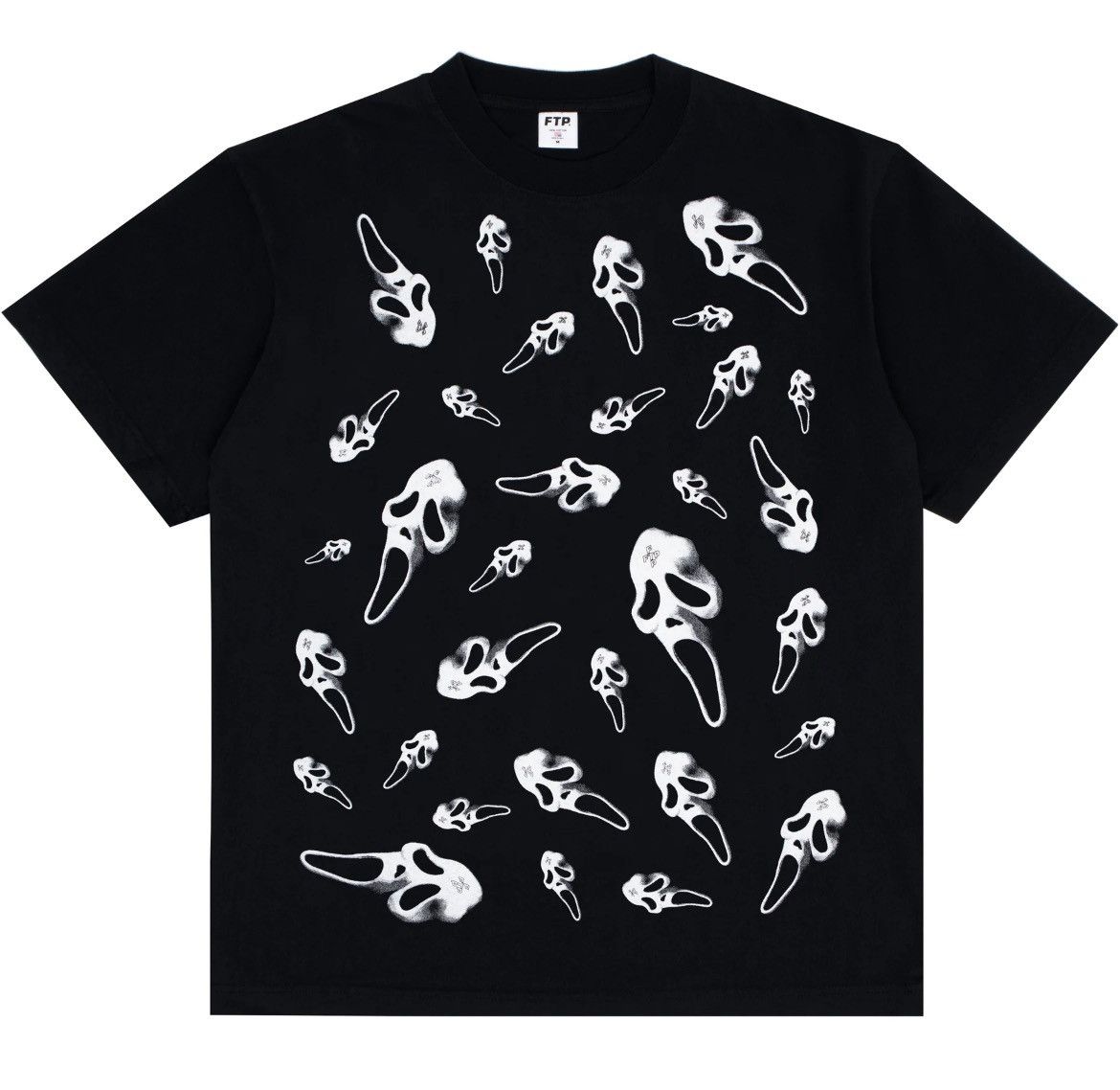 Fuck The Population FTP Ghostface Masks Tee Shirt Black XL Size US XL / EU 56 / 4 - 1 Thumbnail
