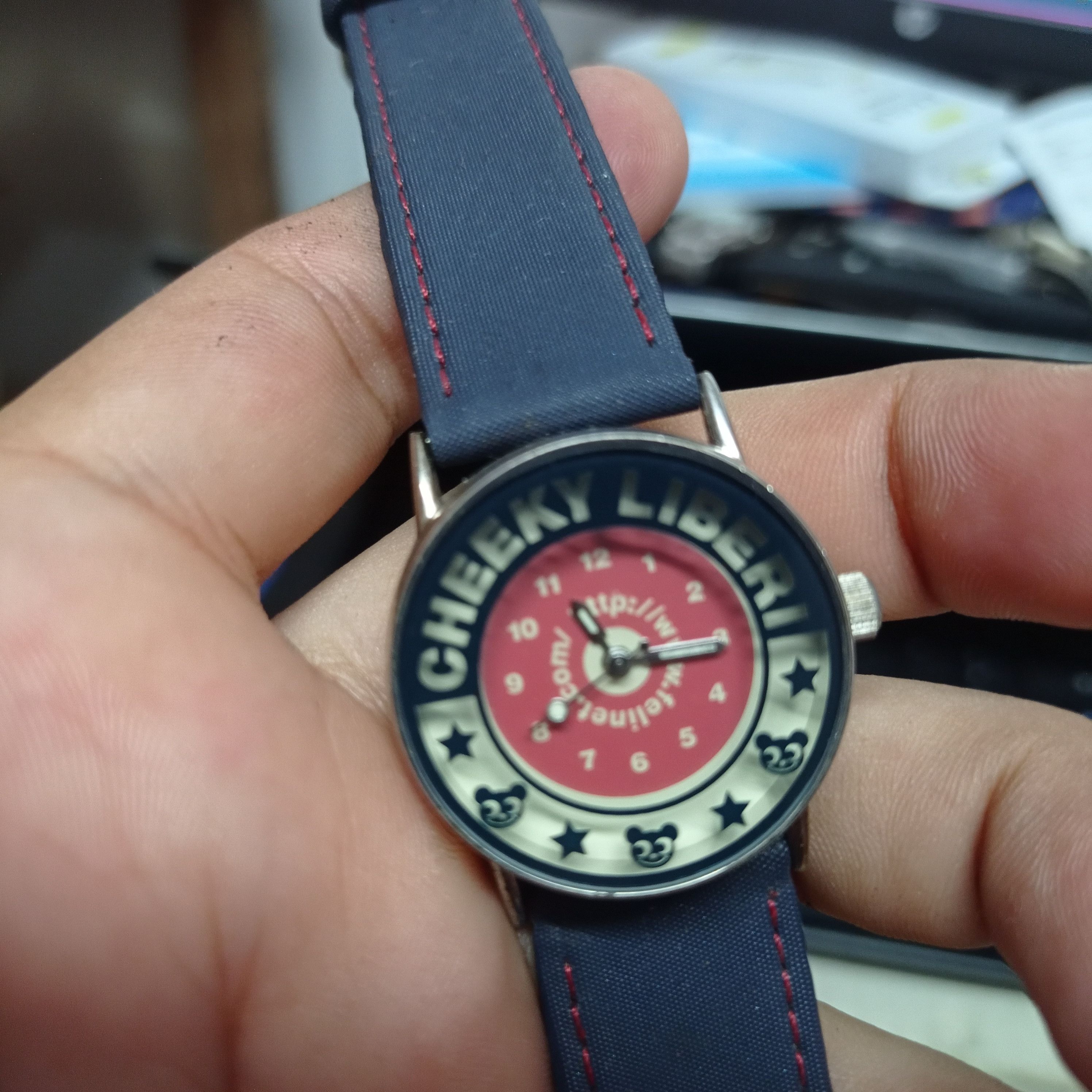 Japanese Brand Vintage Japan Watch (CHEEKY LIBERI) FELISSIMO Authentic Size ONE SIZE - 3 Thumbnail
