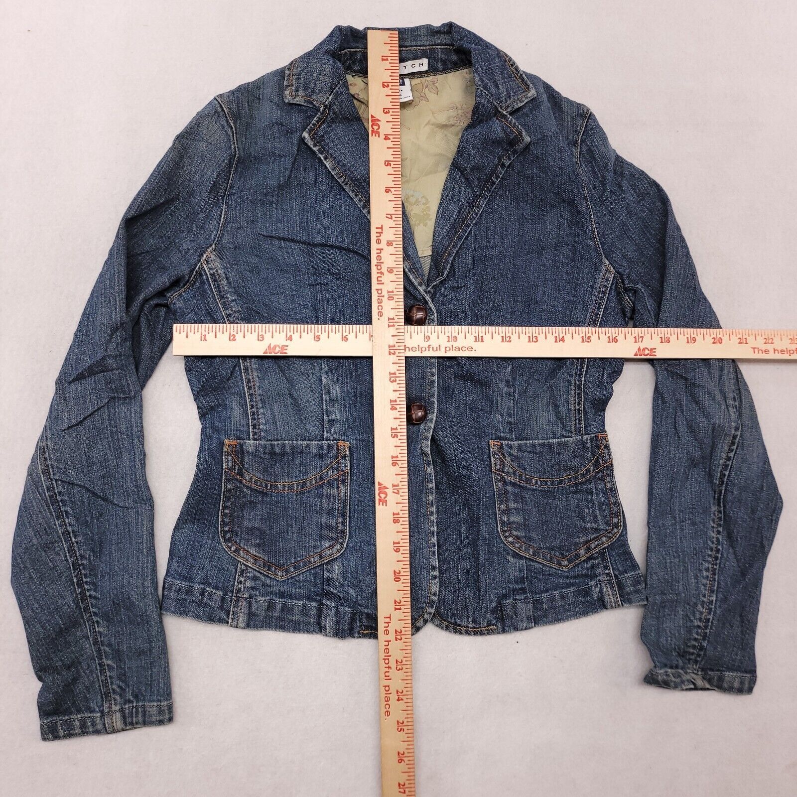 Gap Gap Button Long Sleeve Denim Jean Jacket Womens Size 4 Blue Size S / US 4 / IT 40 - 8 Thumbnail