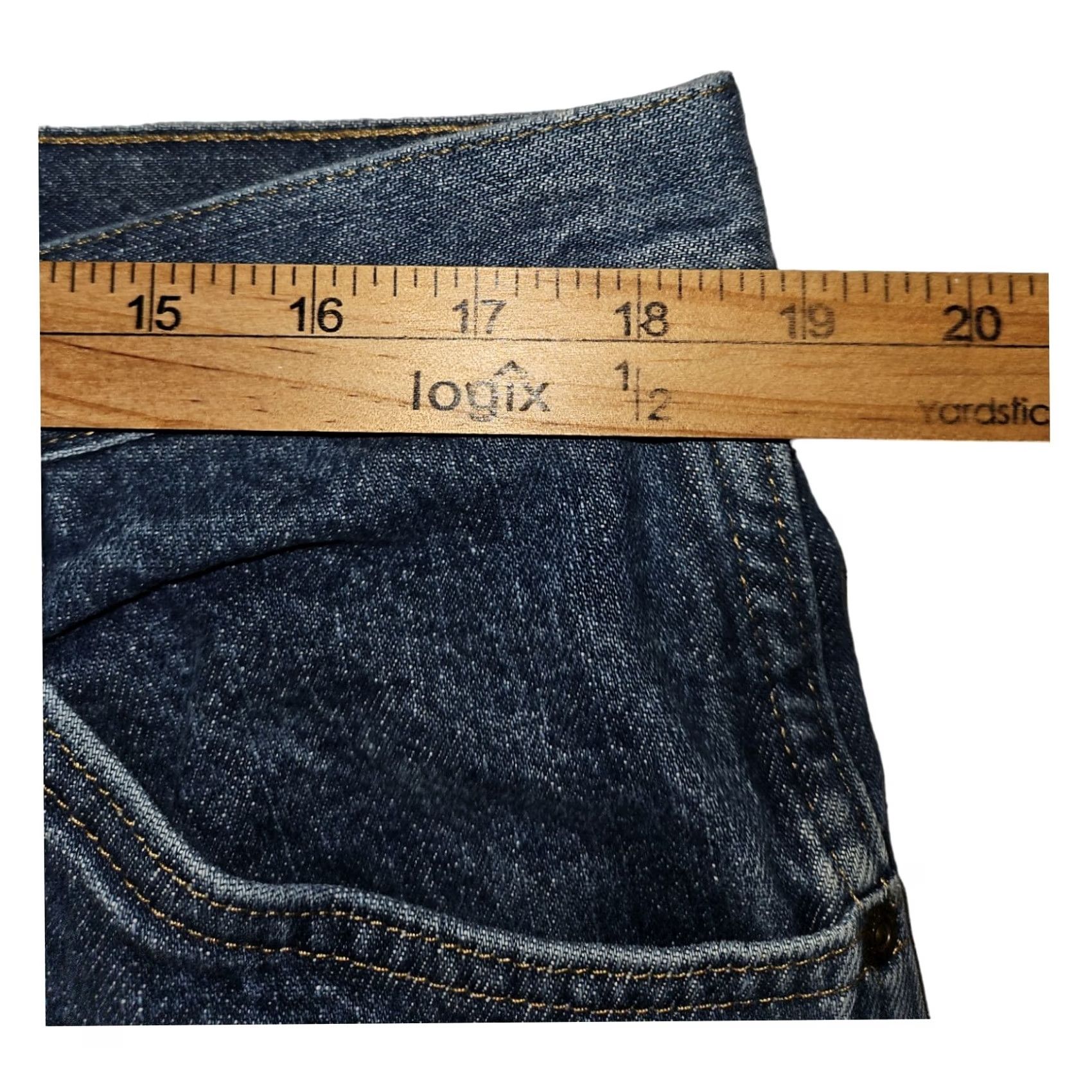 Wrangler Wrangler Jeans Regular Straight Blue Denim Cowboy Western Mens 38x28 Size 38 Inseam 28 Cotton Denim Logo Back Pocket Size US 38 / EU 54 - 3 Thumbnail