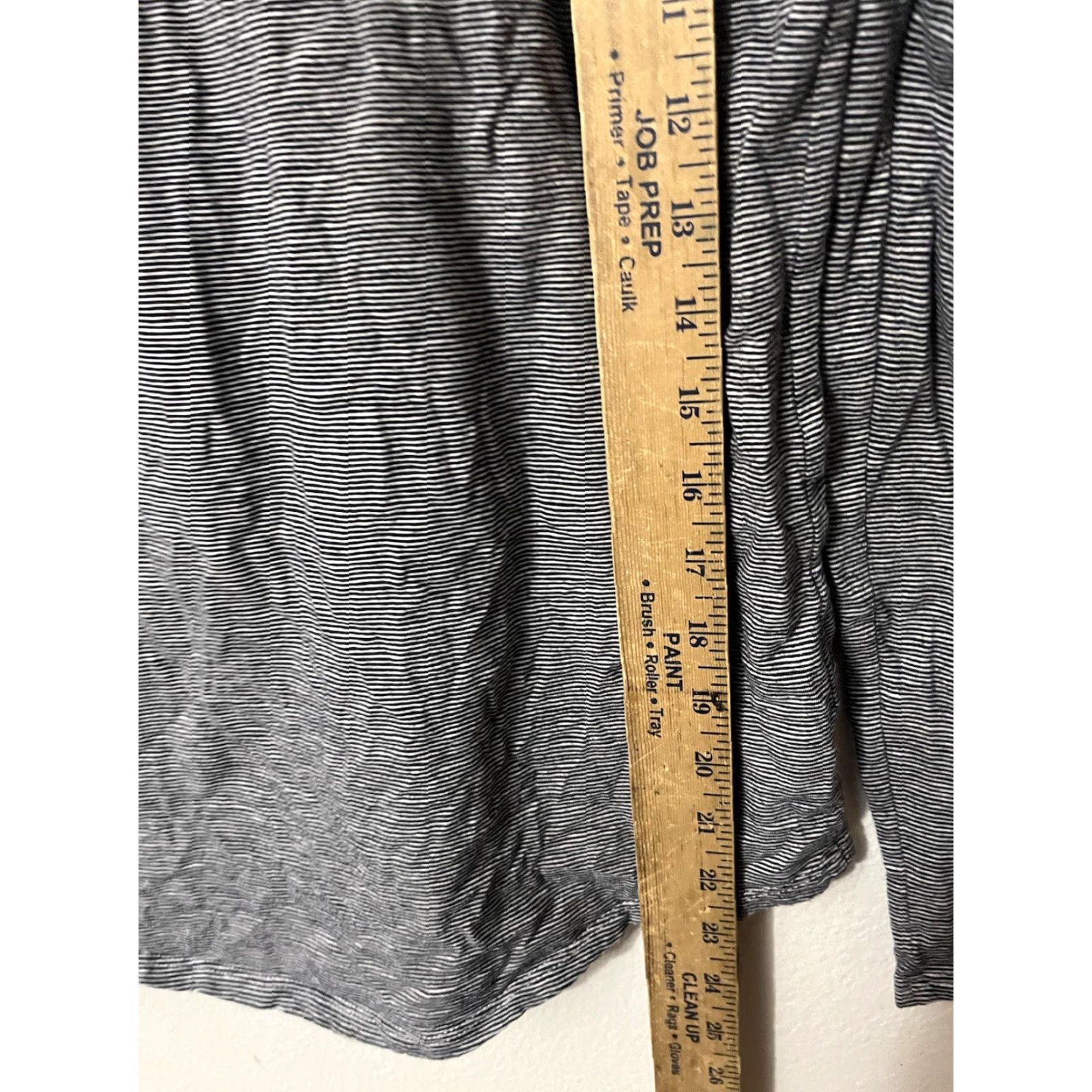Ann Taylor Ann Taylor Loft Women's Long Sleeve Striped Crew Neck T-Shirt Stretch Top L Multicolor Casual Classic Size L / US 10 / IT 46 - 4 Thumbnail