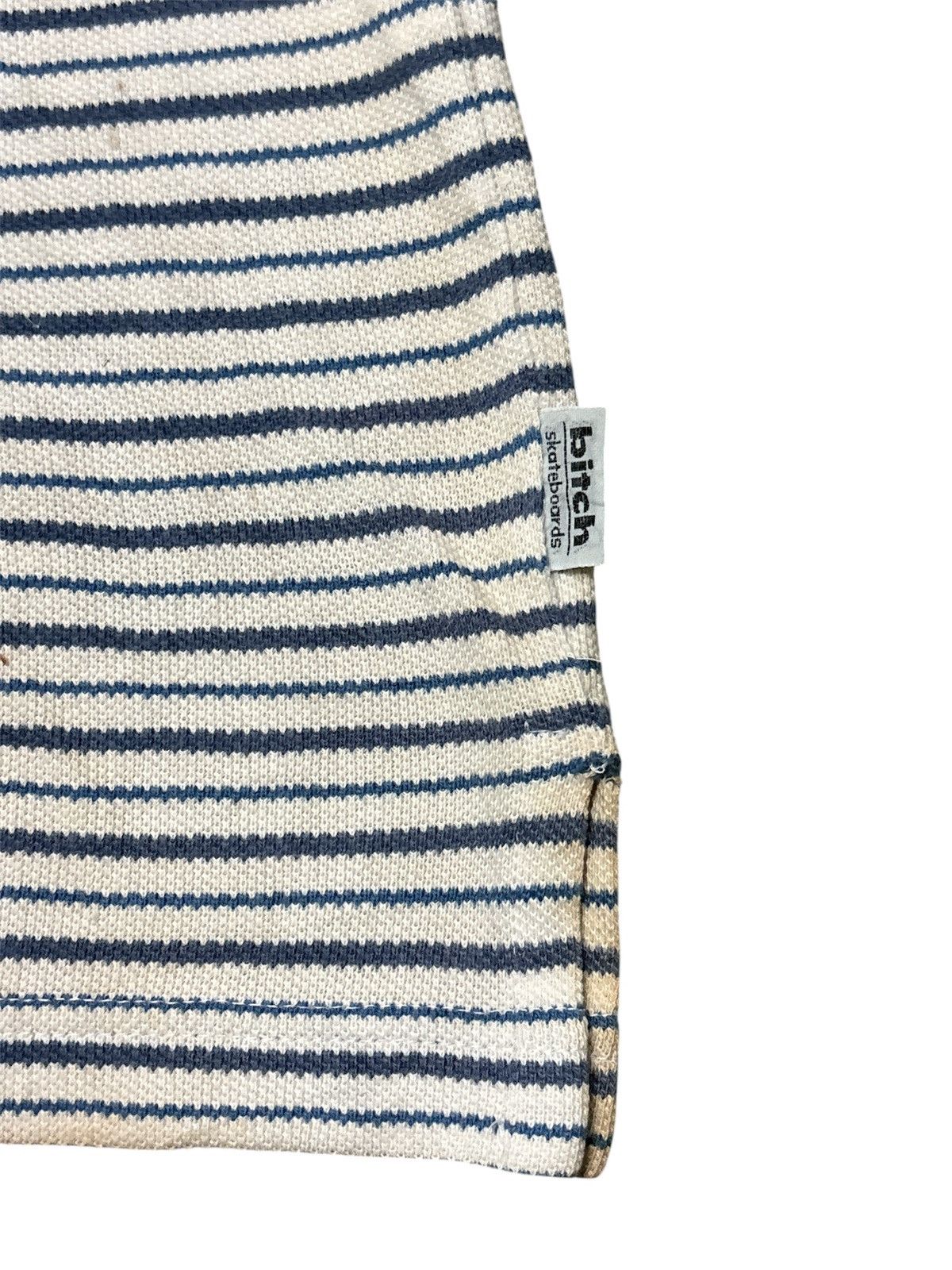 Welcome Skateboards ‼️RARE‼️VINTAGE BITCH SKATEBOARDS STRIPED POLO TEE💥 Size US L / EU 52-54 / 3 - 7 Thumbnail