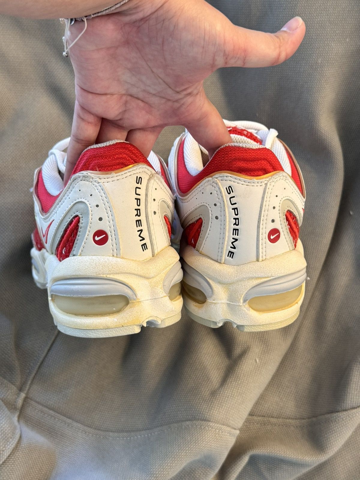 Nike × Supreme Nike Air Max Tailwind 4 x Supreme Shoes Size US 9 / EU 42 - 4 Thumbnail