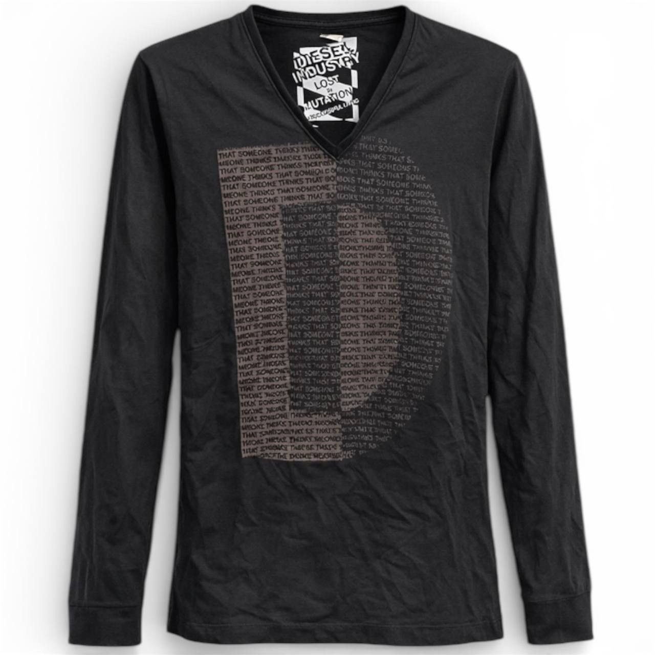 Diesel DIESEL COTTON MONOGRAM BIG MULTI LOGO LONG SLEEVE SIZE S Size US S / EU 44-46 / 1 - 1 Thumbnail