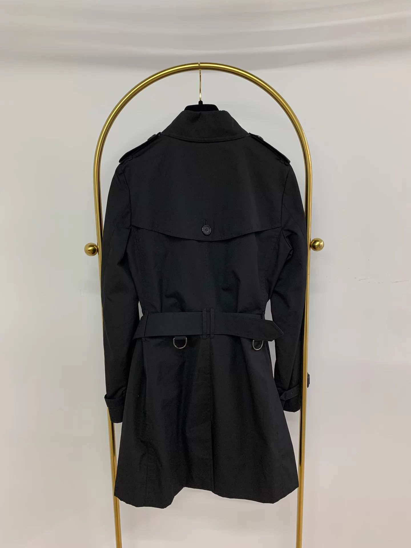 Burberry Burberry Black Double-Breasted Trench Coat Size 38 New Size XS / US 0-2 / IT 36-38 - 3 Thumbnail