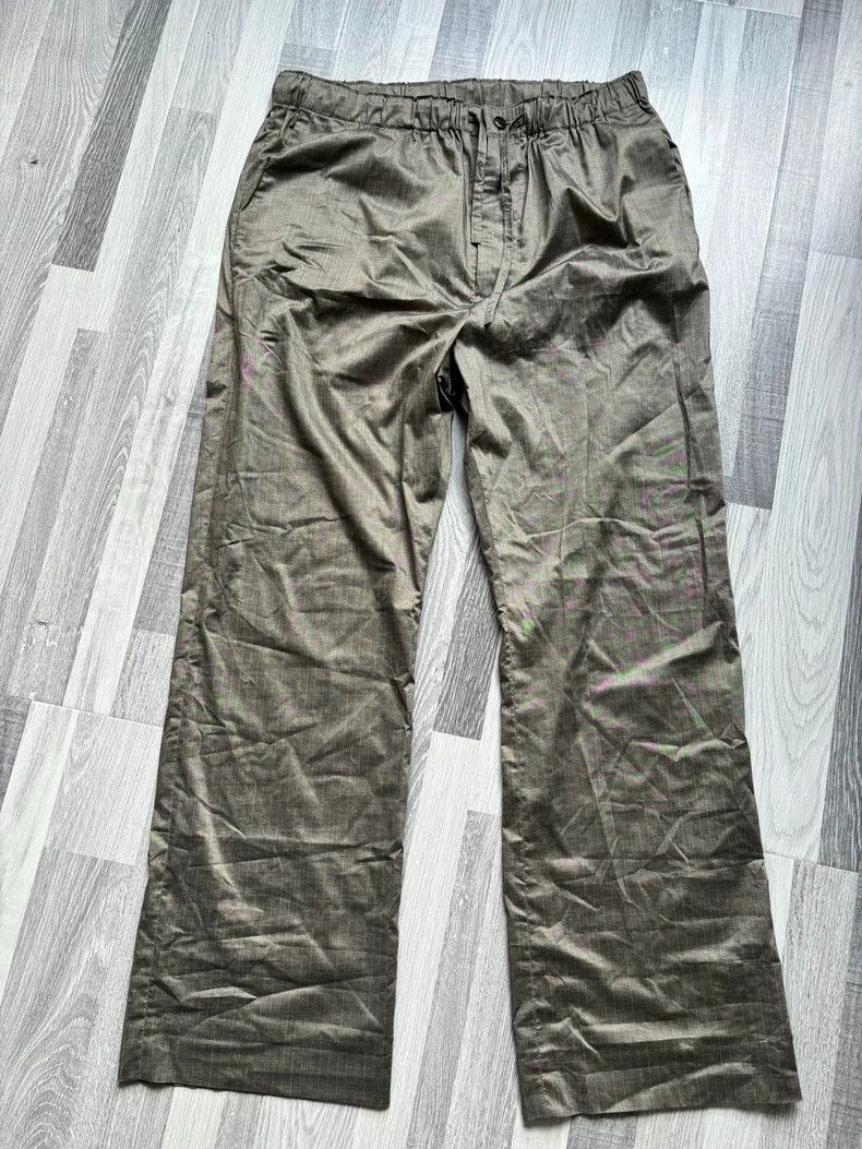 Needles Needles Gray Striped Reflective Casual Pants - dmc Size US 27 - 1 Thumbnail