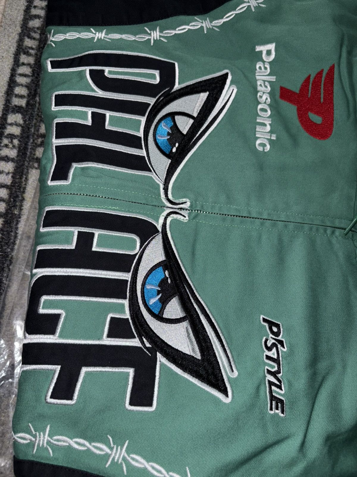 Palace Palace Need For P’s Jacket Green Black Size US XL / EU 56 / 4 - 2 Thumbnail