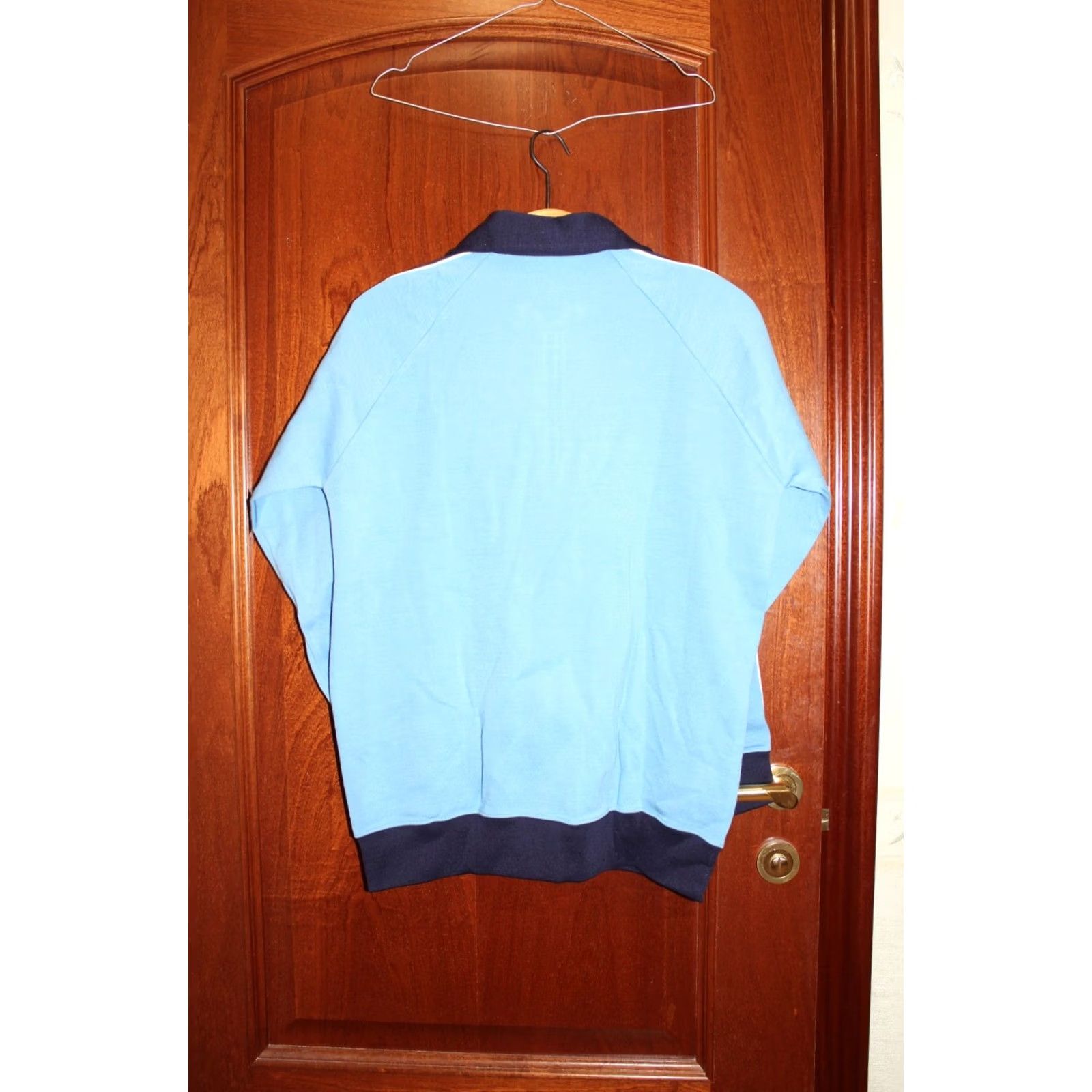 Vintage VINTAGE Maple Leaf Blue Track Jacket XXL Unisex Adults Regular Fit Zip Jacket - 1980s-1990s Blue, All Seasons, Long Sleeve, Coat, 90s, Mens Womens Size US XXL / EU 58 / 5 - 7 Thumbnail
