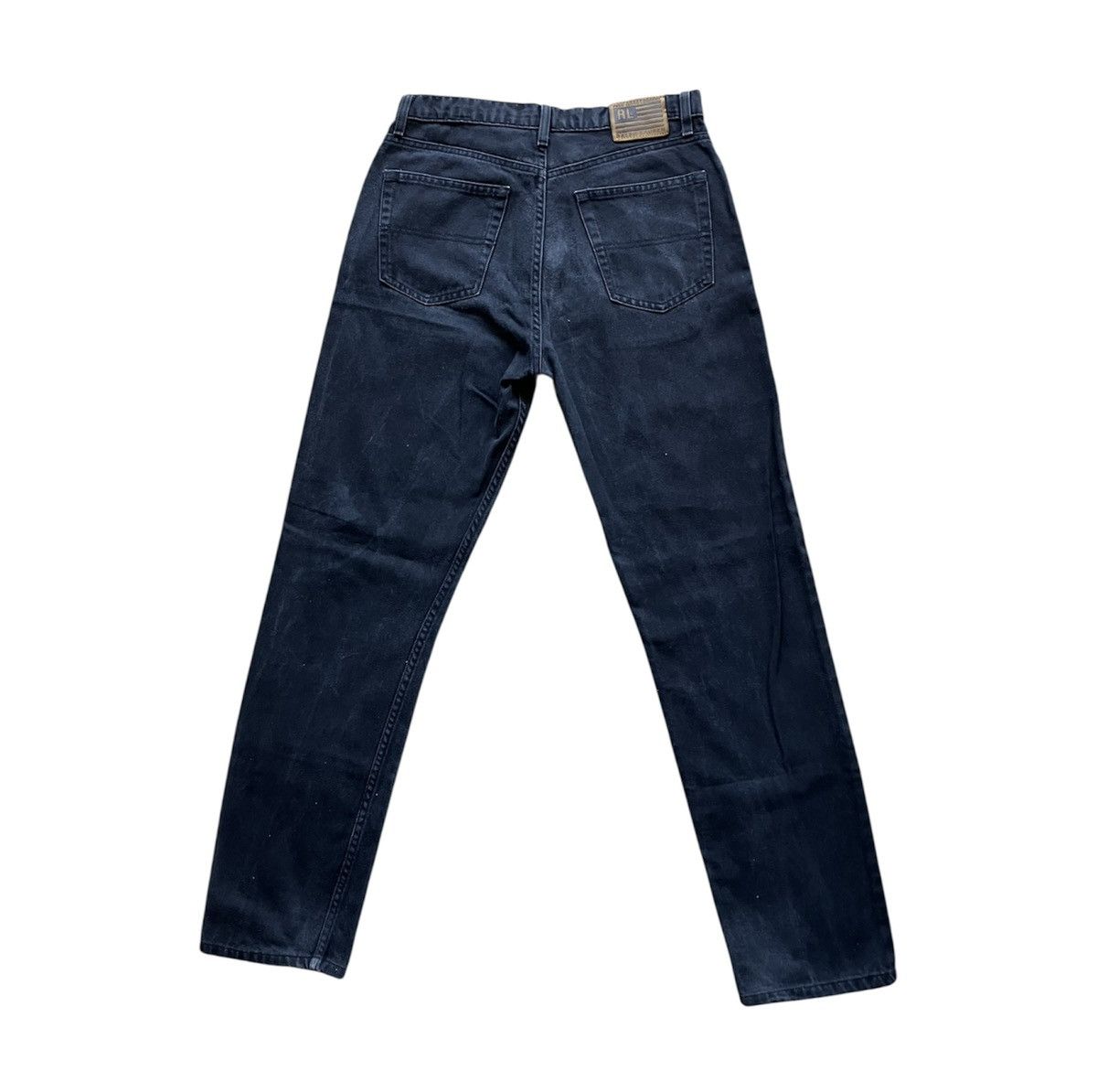 Polo Ralph Lauren Polo Ralph Lauren Men's Black Denim Jeans Vintage 90s Y2K RL Size US 31 - 4 Thumbnail
