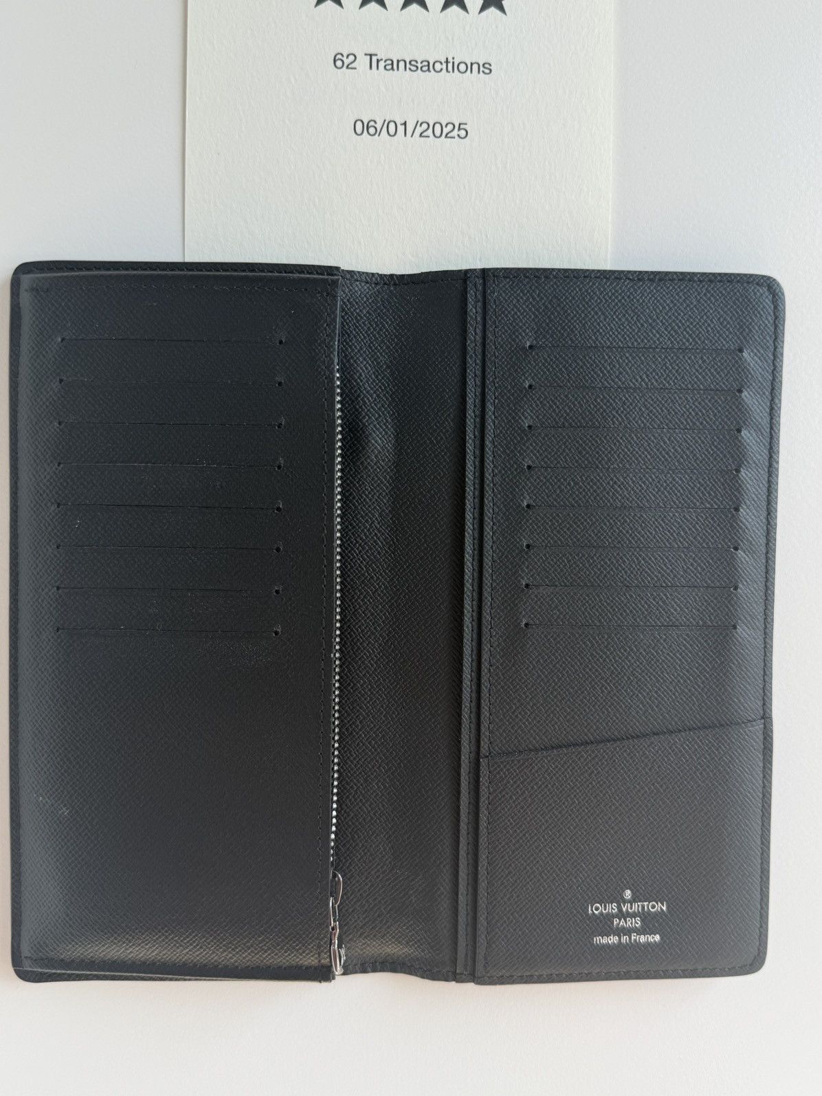 Louis Vuitton Louis Vuitton Brazza Wallet Monogram Eclipse Canvas Size ONE SIZE - 5 Thumbnail
