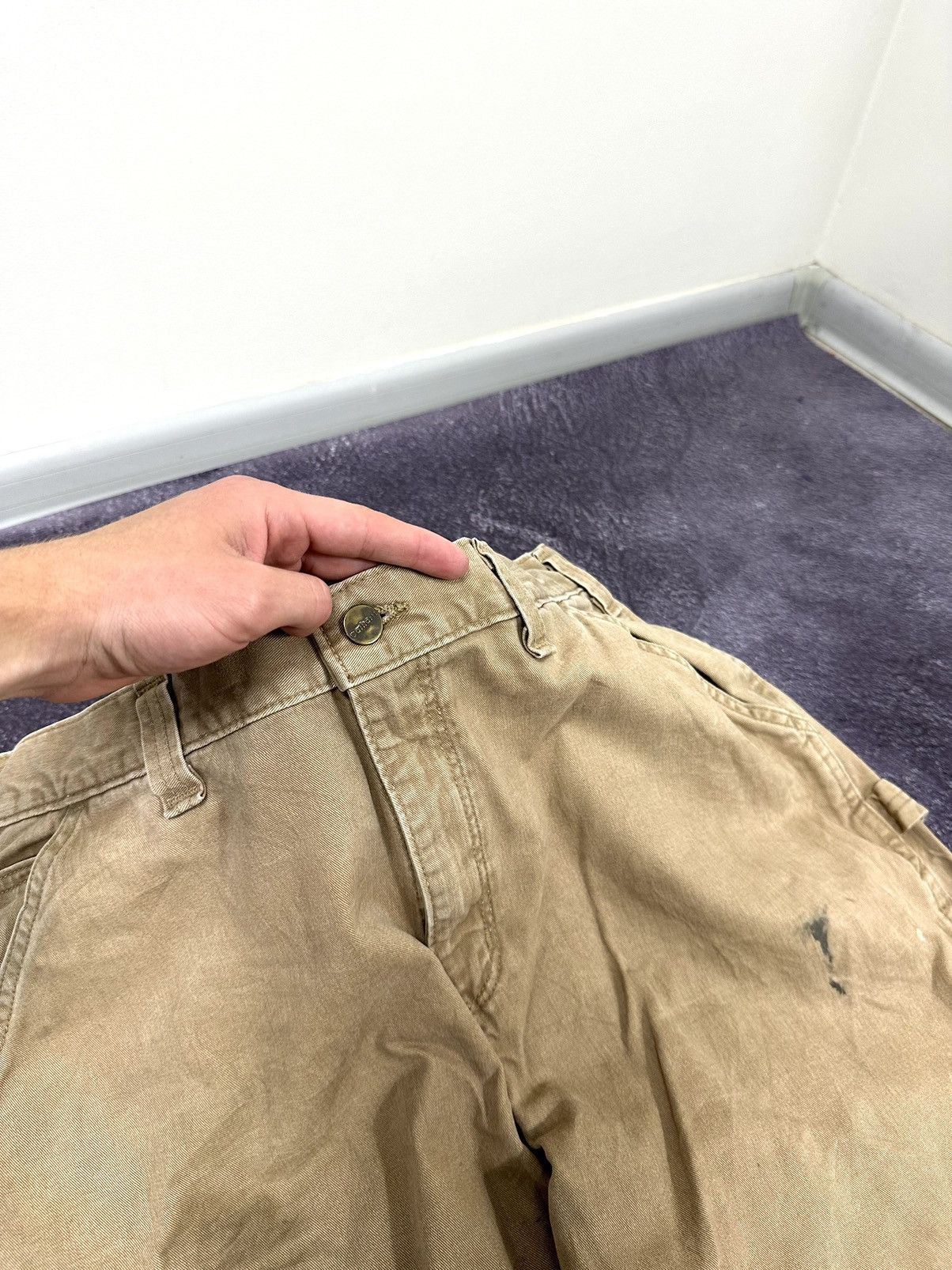 Carhartt Vintage Carhartt USA Cargo Carpenter Opium Baggy Work Pants Size US 38 / EU 54 - 11 Thumbnail