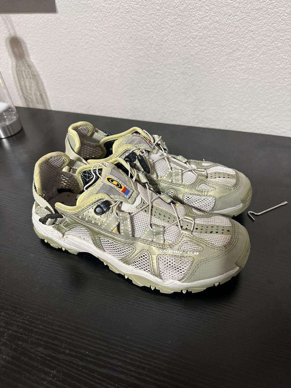 image of Salomon Contragrip Shoes in Green, Men's (Size 9)