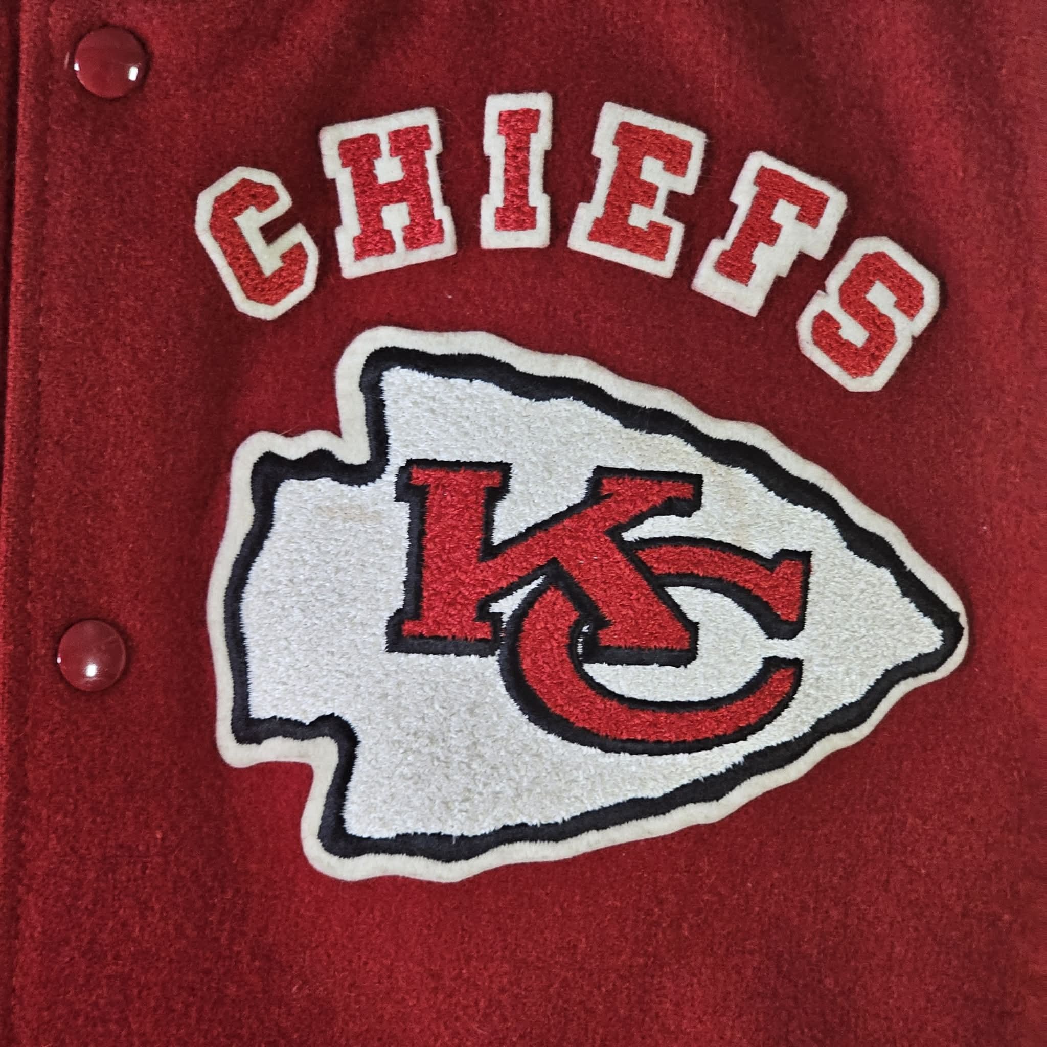 Chalk Line Kansas City Chiefs Vintage 80s Chalk Line Varsity Jacket Size US S / EU 44-46 / 1 - 4 Thumbnail