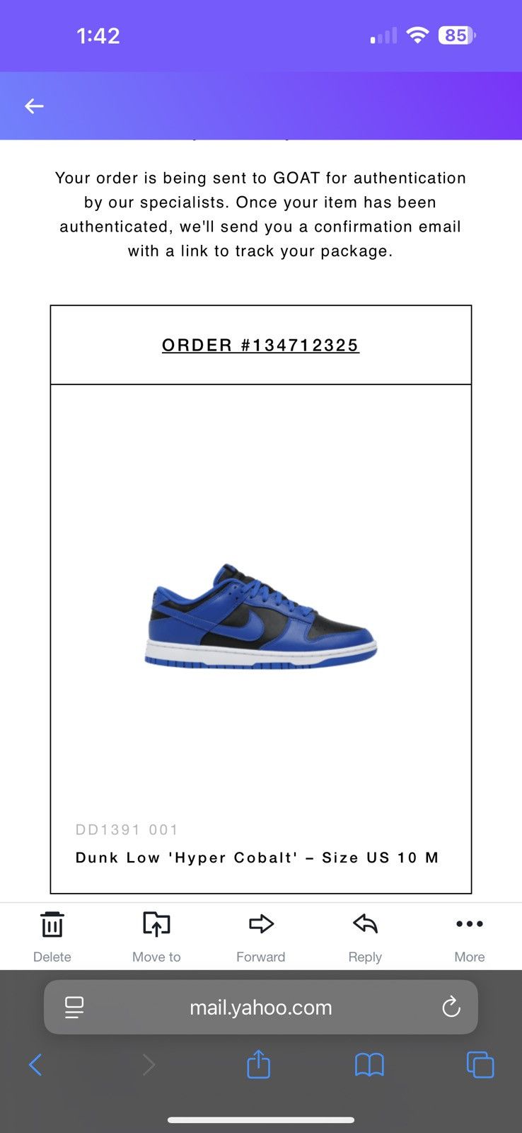 Nike Nike Dunk Low Hyper Cobalt Size US 10 / EU 43 - 10 Thumbnail