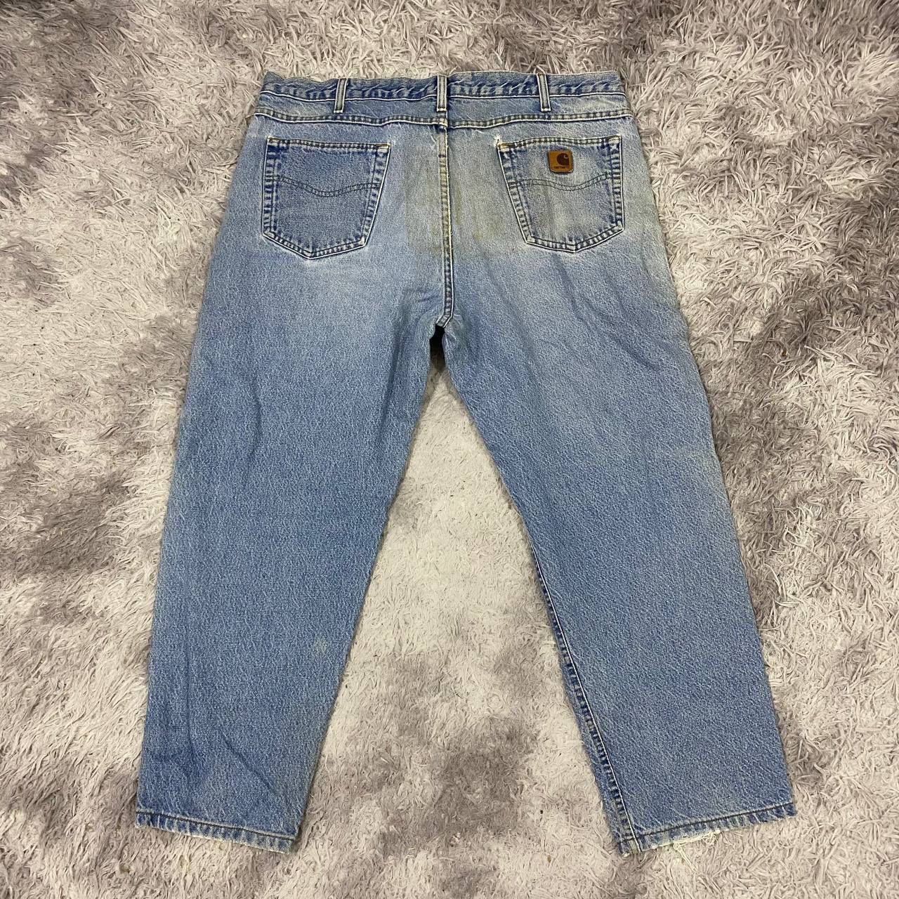 Carhartt Distressed carhartt jeans big size Size US 42 / EU 58 - 2 Thumbnail