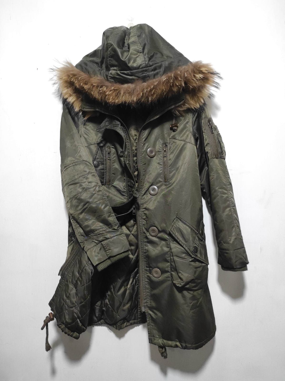Japanese Brand INGNI double zip fur hoodie parka jacket ifsix LGB style Size US S / EU 44-46 / 1 - 17 Thumbnail